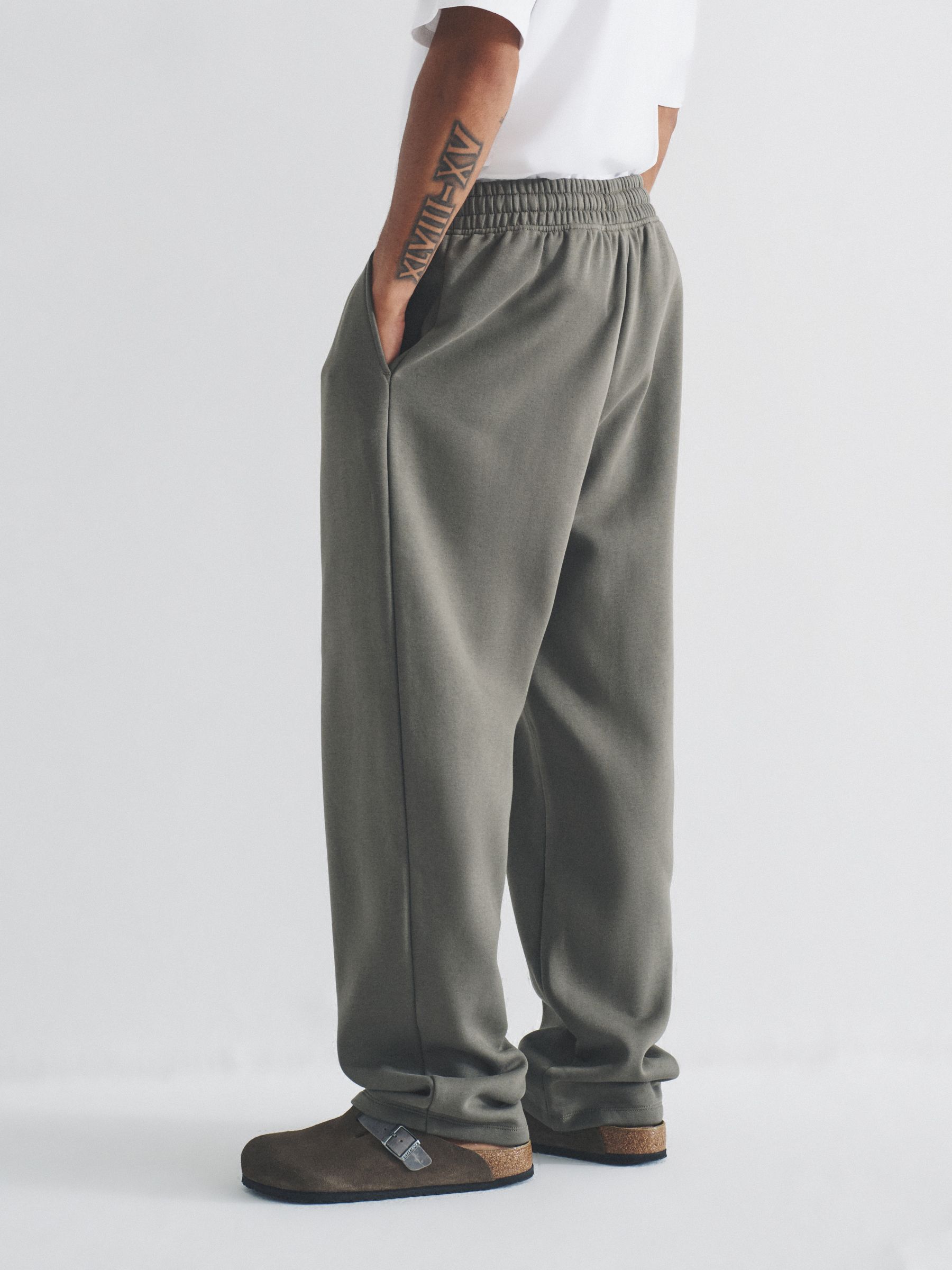 Black/Green - 4 Pack Wide Leg Jogger - Image 6 of 13