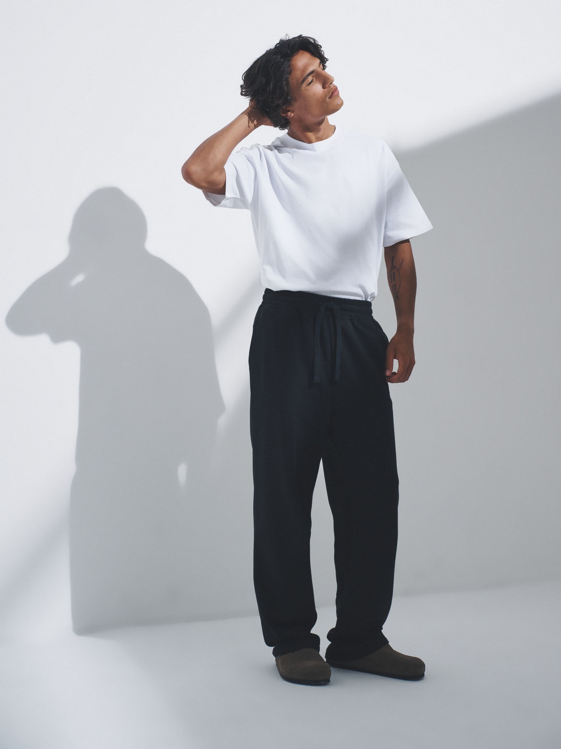 Black/Grey - 4 Pack Wide Leg Jogger - Image 3 of 10
