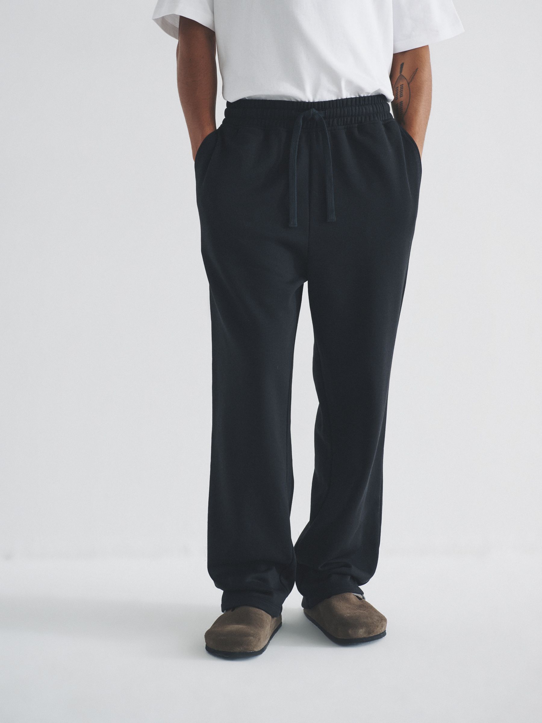 Black/Grey - 4 Pack Wide Leg Jogger - Image 4 of 10