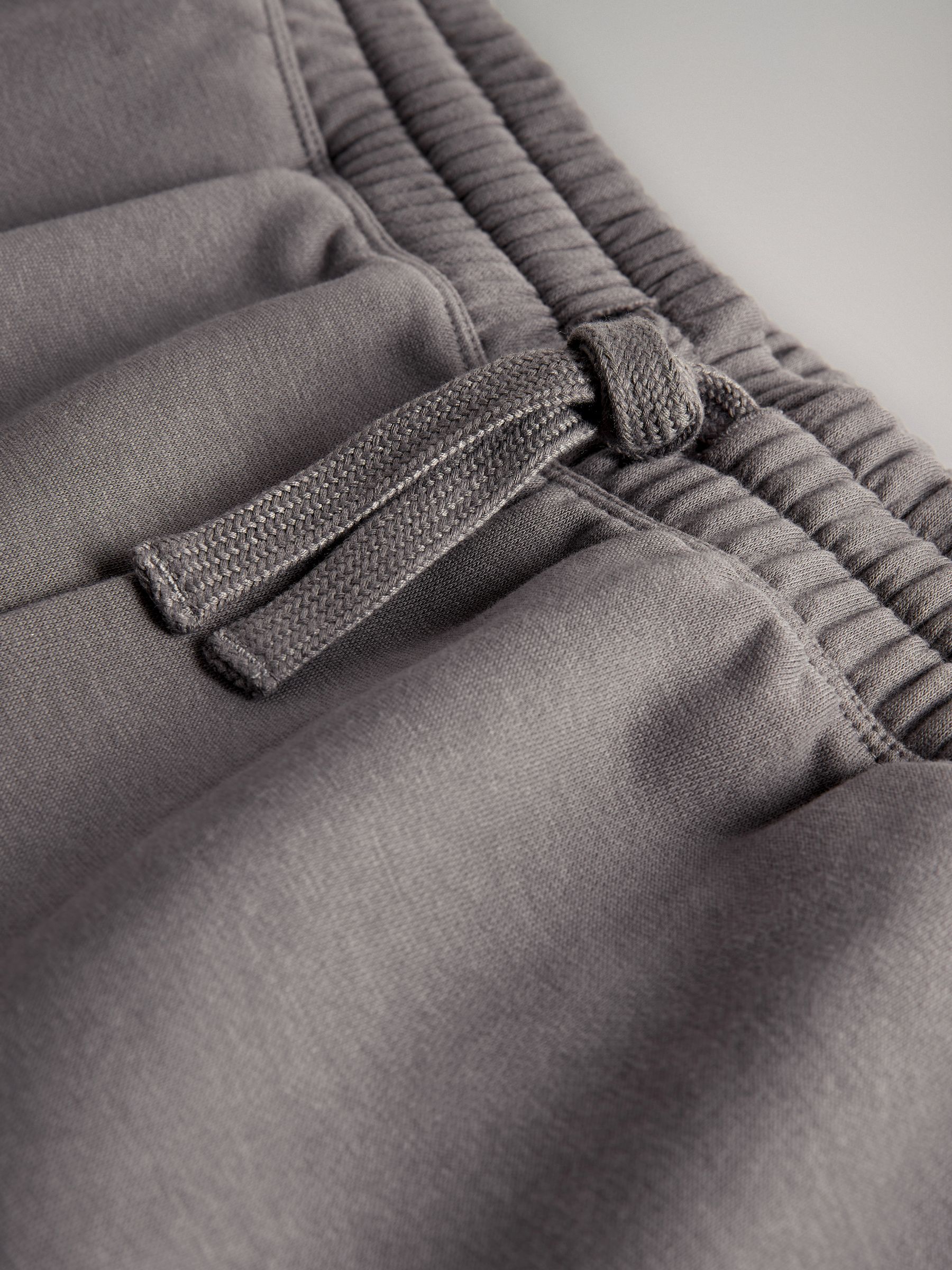 Black/Grey - 3 Pack Relaxed Fit Sweat Shorts - Image 5 of 6