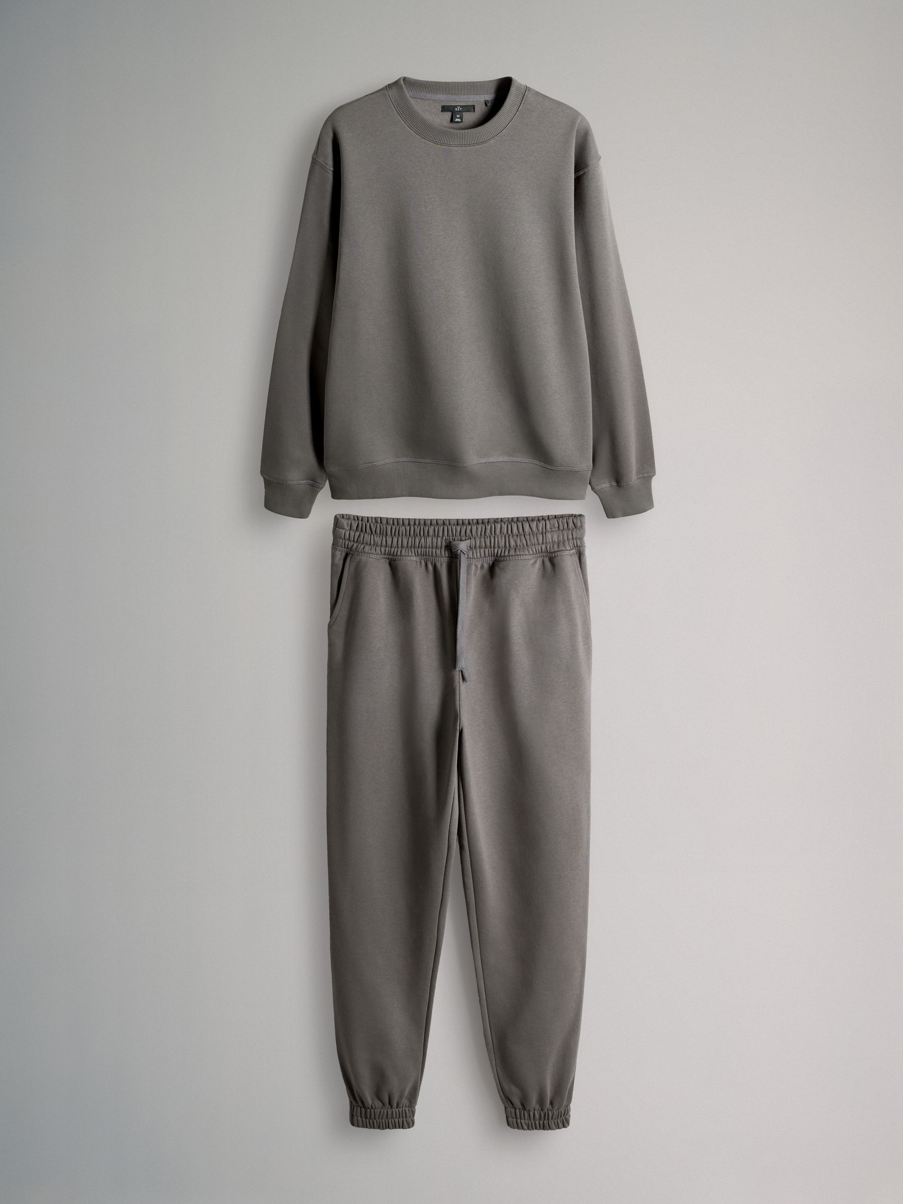 Hooded Sweatshirt and Jogger Set Grey - Image 1 of 5 Hooded Sweatshirt and Jogger Set Grey - Image 1 of 5