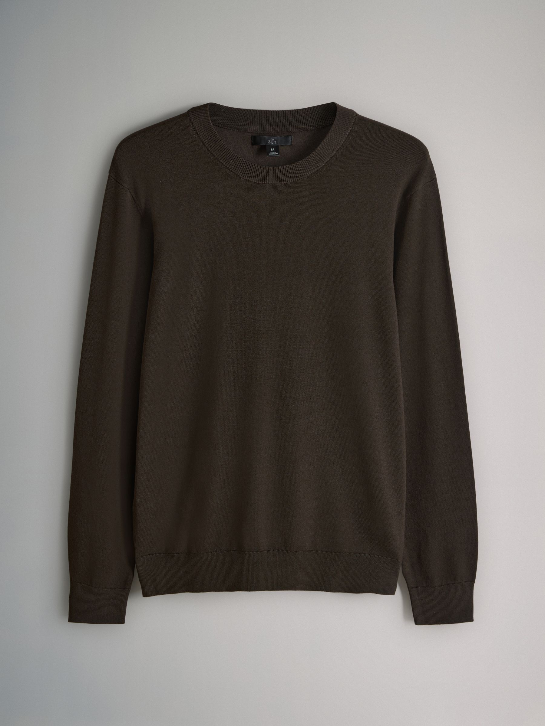 3 Pack Long Sleeve Knitted Crew Jumpers - Image 2 of 6