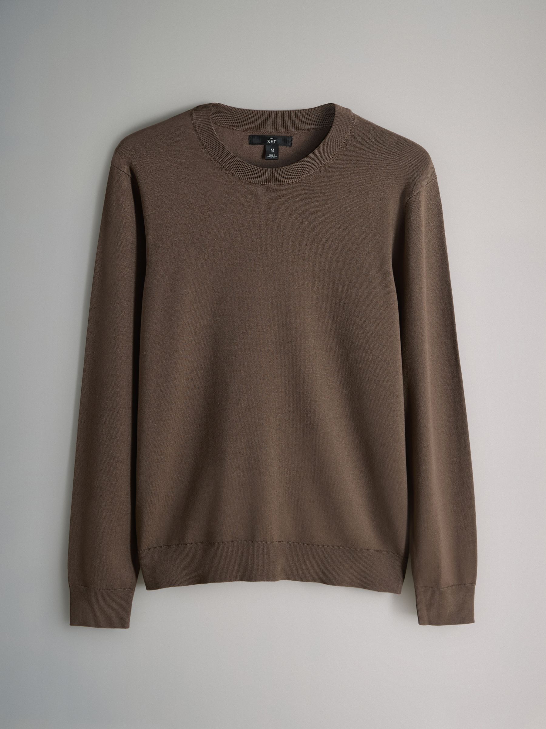 3 Pack Long Sleeve Knitted Crew Jumpers - Image 4 of 6