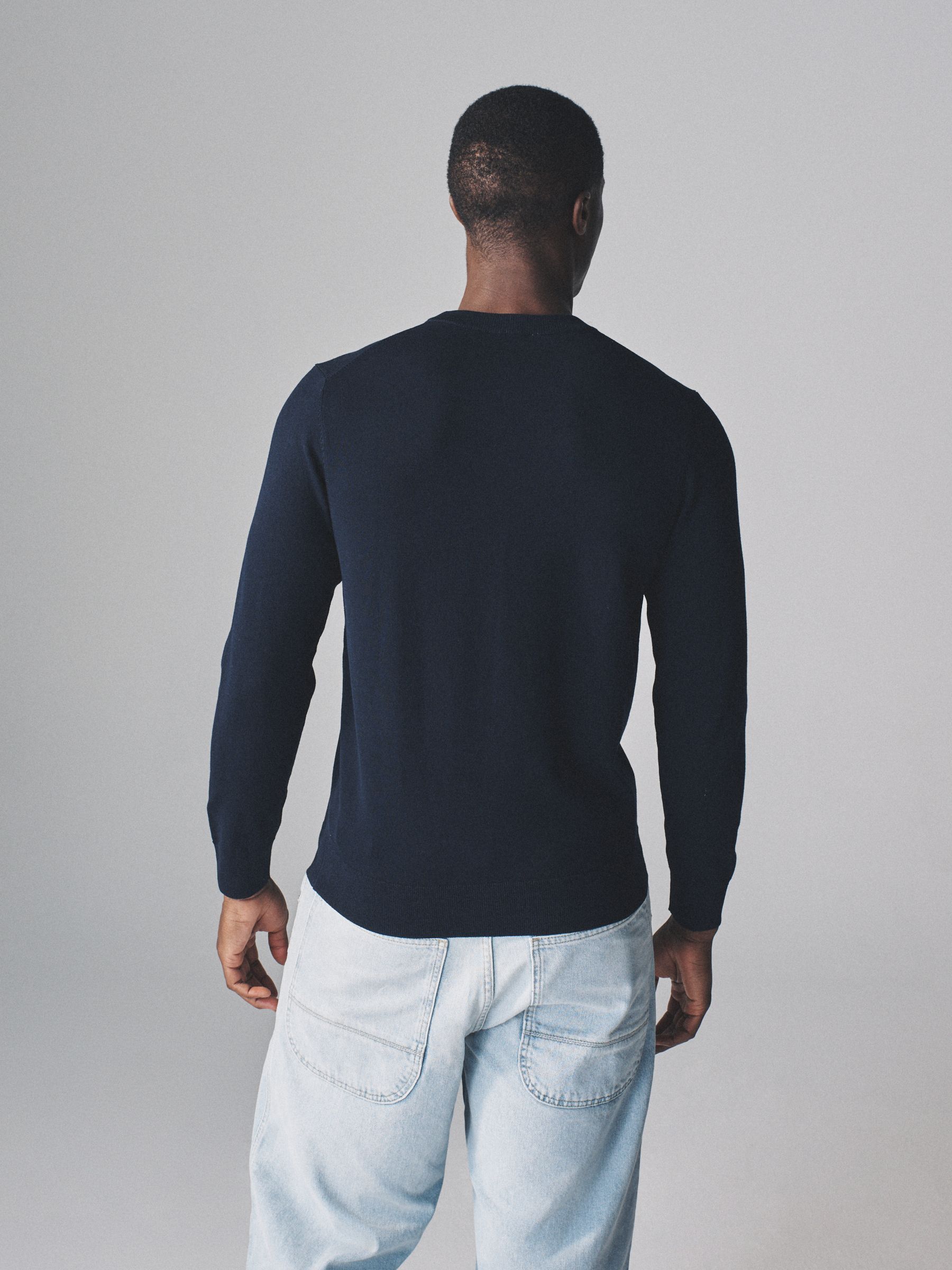 4 Pack Long Sleeve Knitted Crew Jumpers - Image 3 of 14