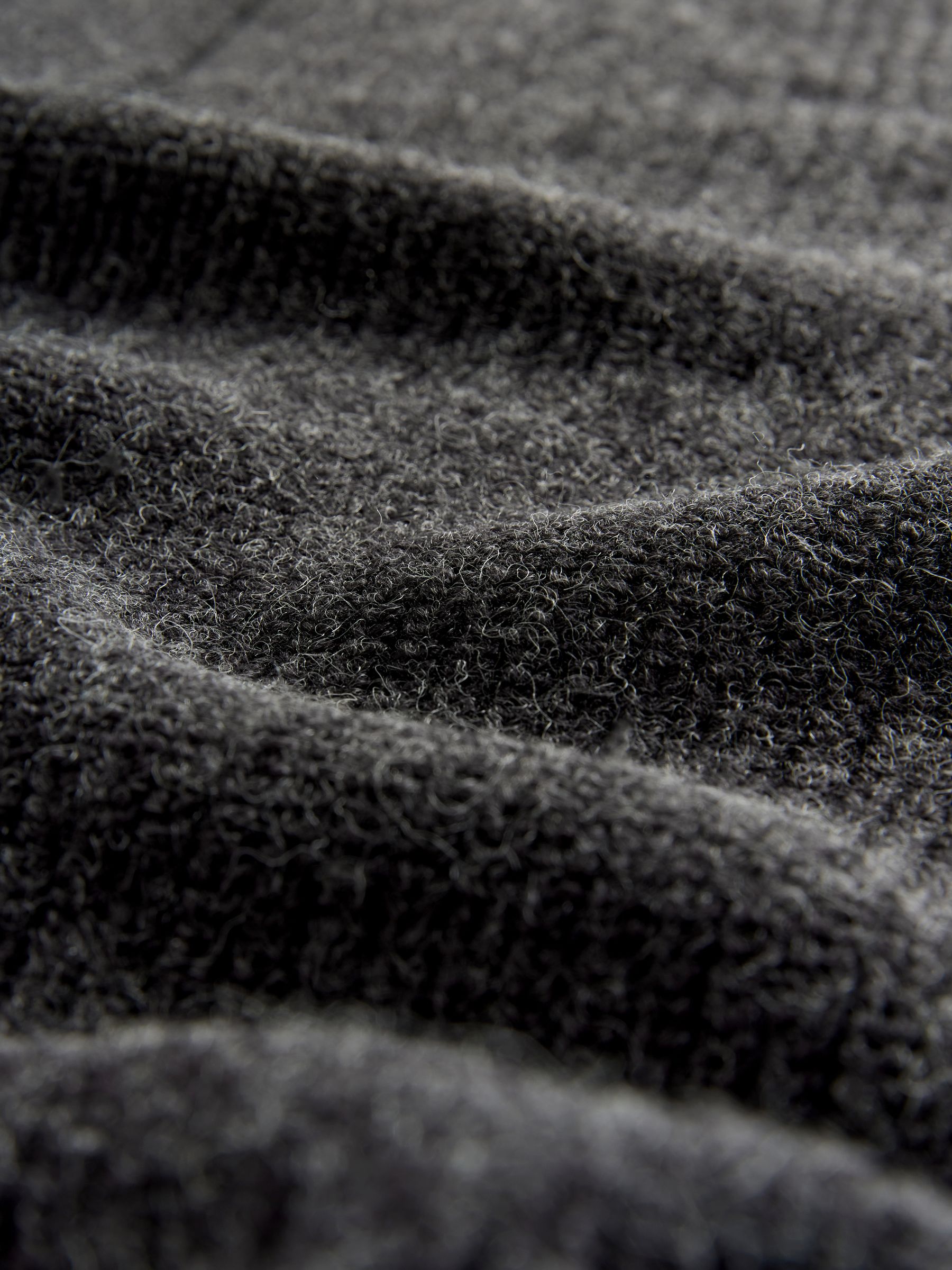 Grey Marl - 2 Pack Quarter Zip Neck Jumpers - Image 4 of 5