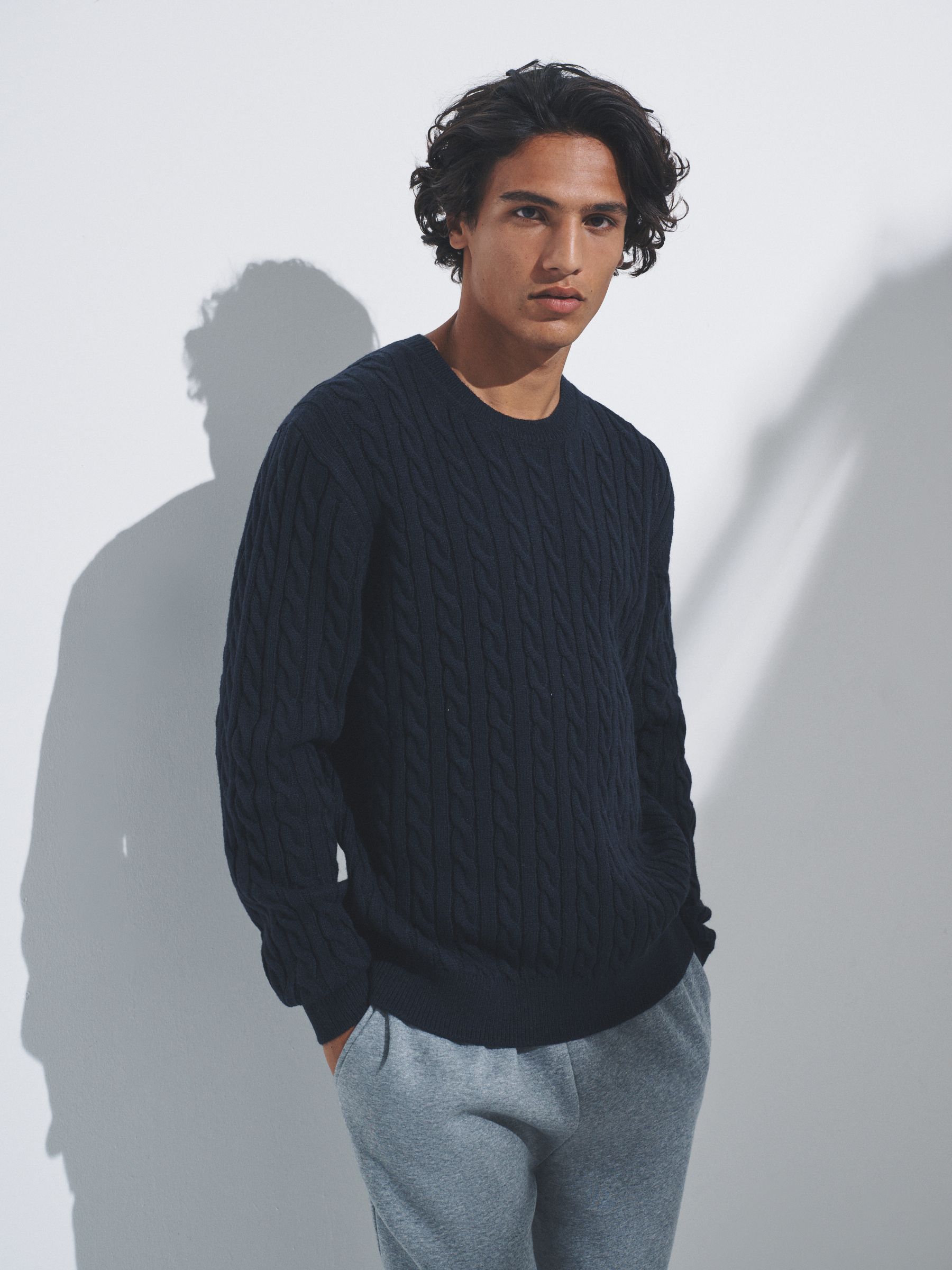 2 Pack Cable Knit Jumpers with Wool - Image 1 of 6