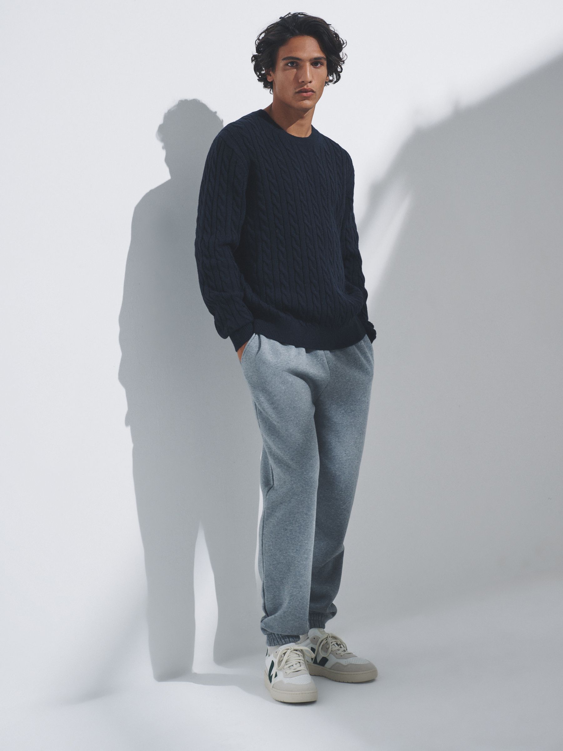 2 Pack Cable Knit Jumpers with Wool - Image 5 of 6