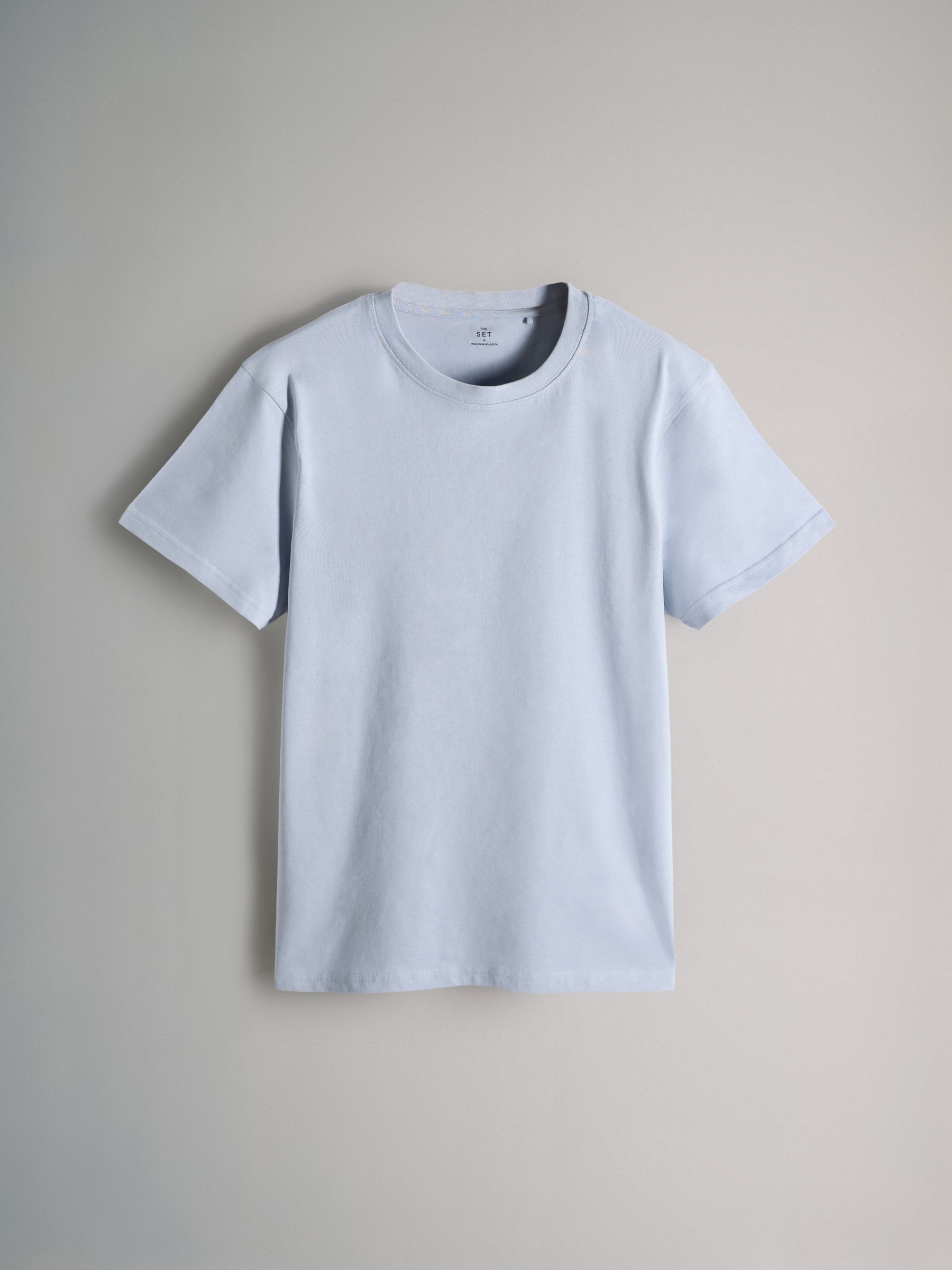 Navy Blue/Brown/White - Regular Fit - 4 Pack Short Sleeve Cotton T-Shirts - Image 6 of 10