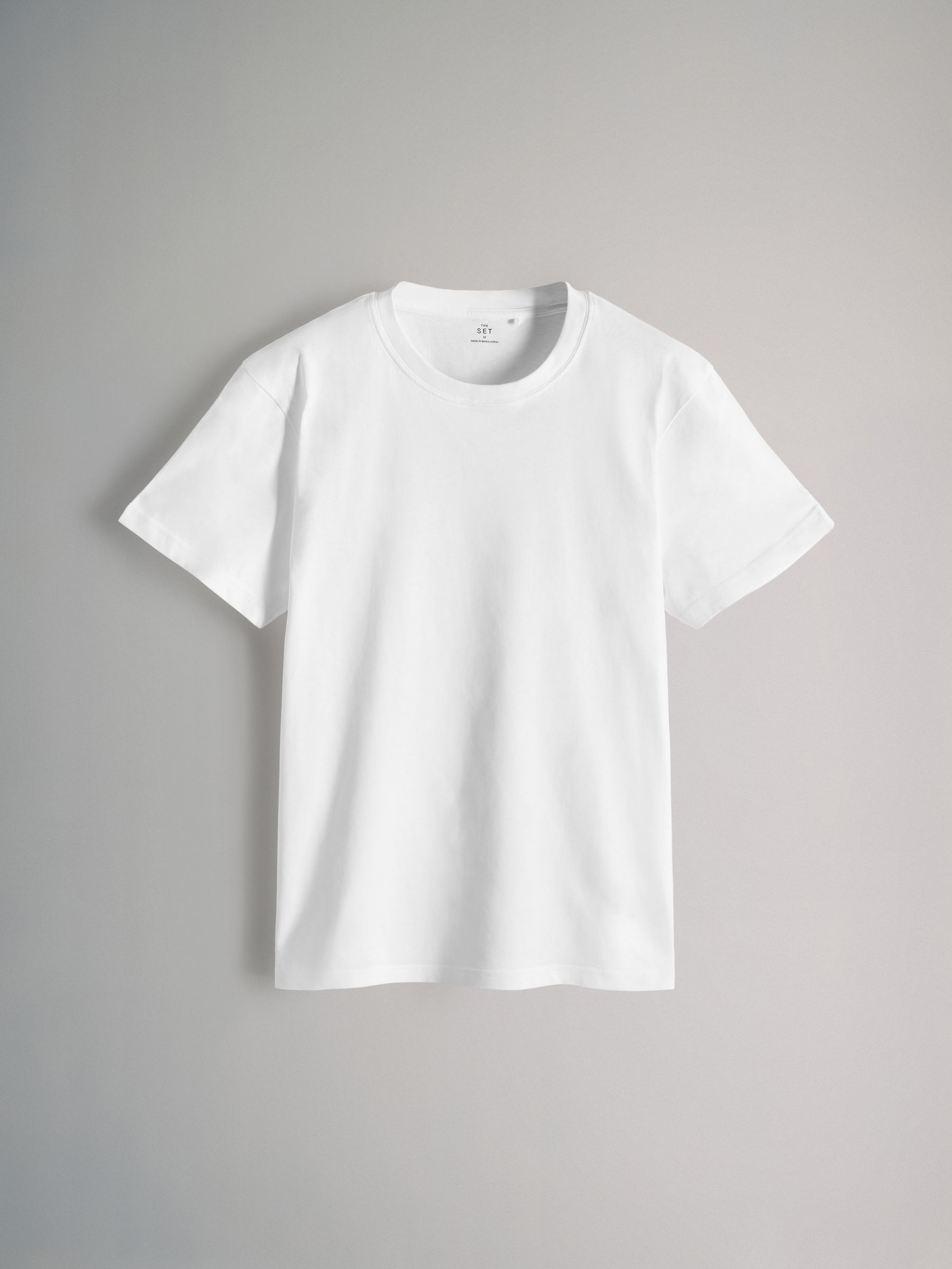 Navy Blue/Brown/White 4 Pack Short Sleeve Cotton T-Shirts Regular Fit - Image 6 of 6