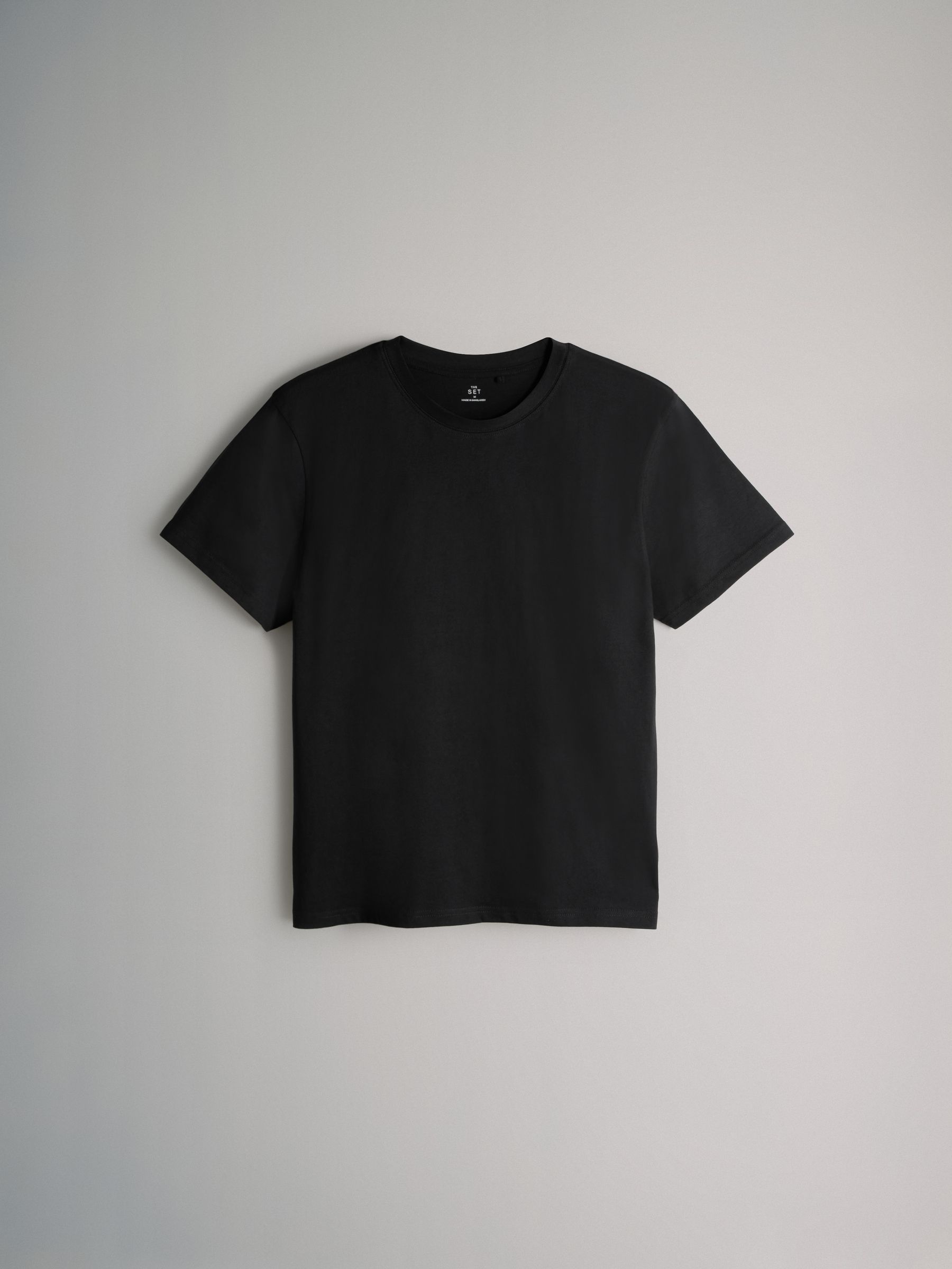 Black/Khaki/Green/Stripe - Regular Fit - 4 Pack Short Sleeve Cotton T-Shirts - Image 11 of 16