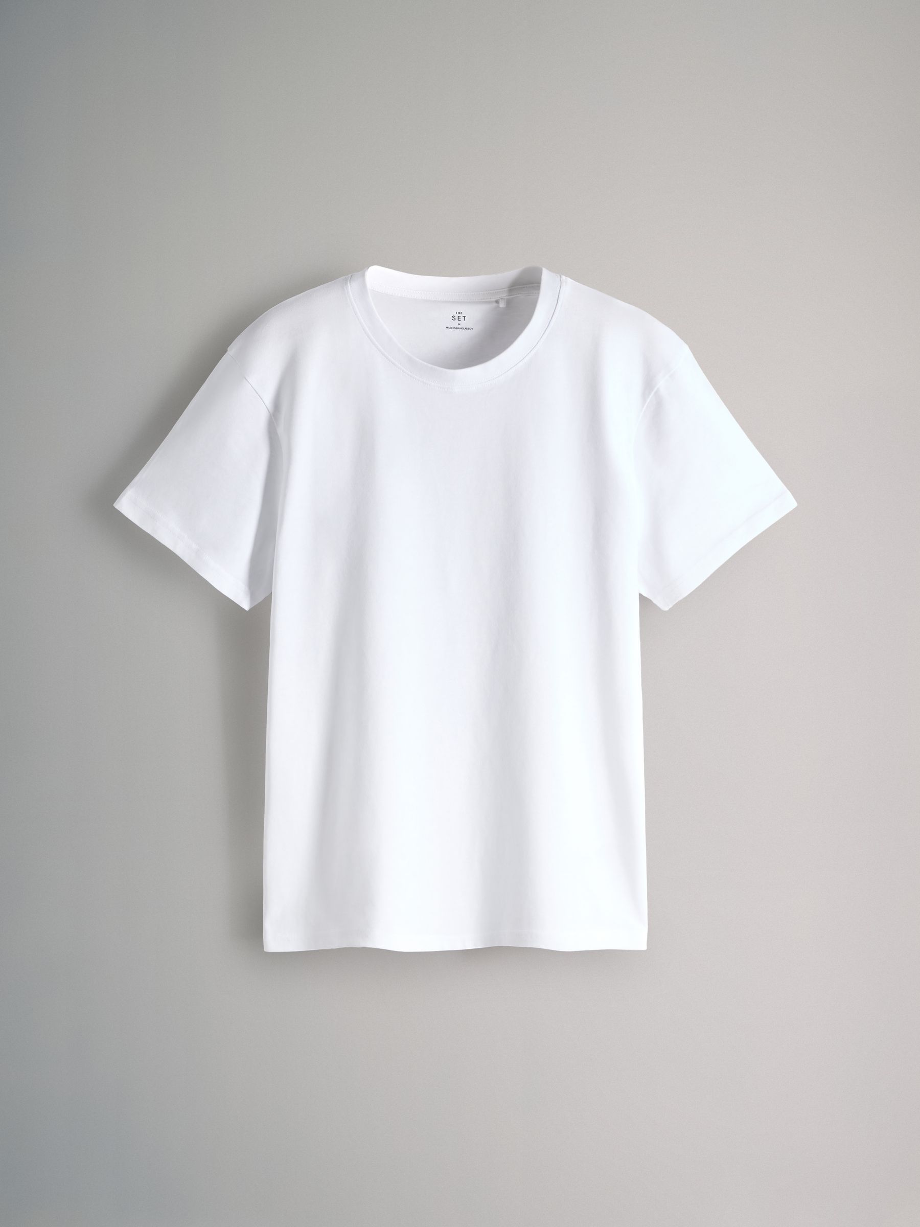Black/Brown/Cream/White - Regular Fit - 4 Pack Short Sleeve Cotton T-Shirts - Image 2 of 7