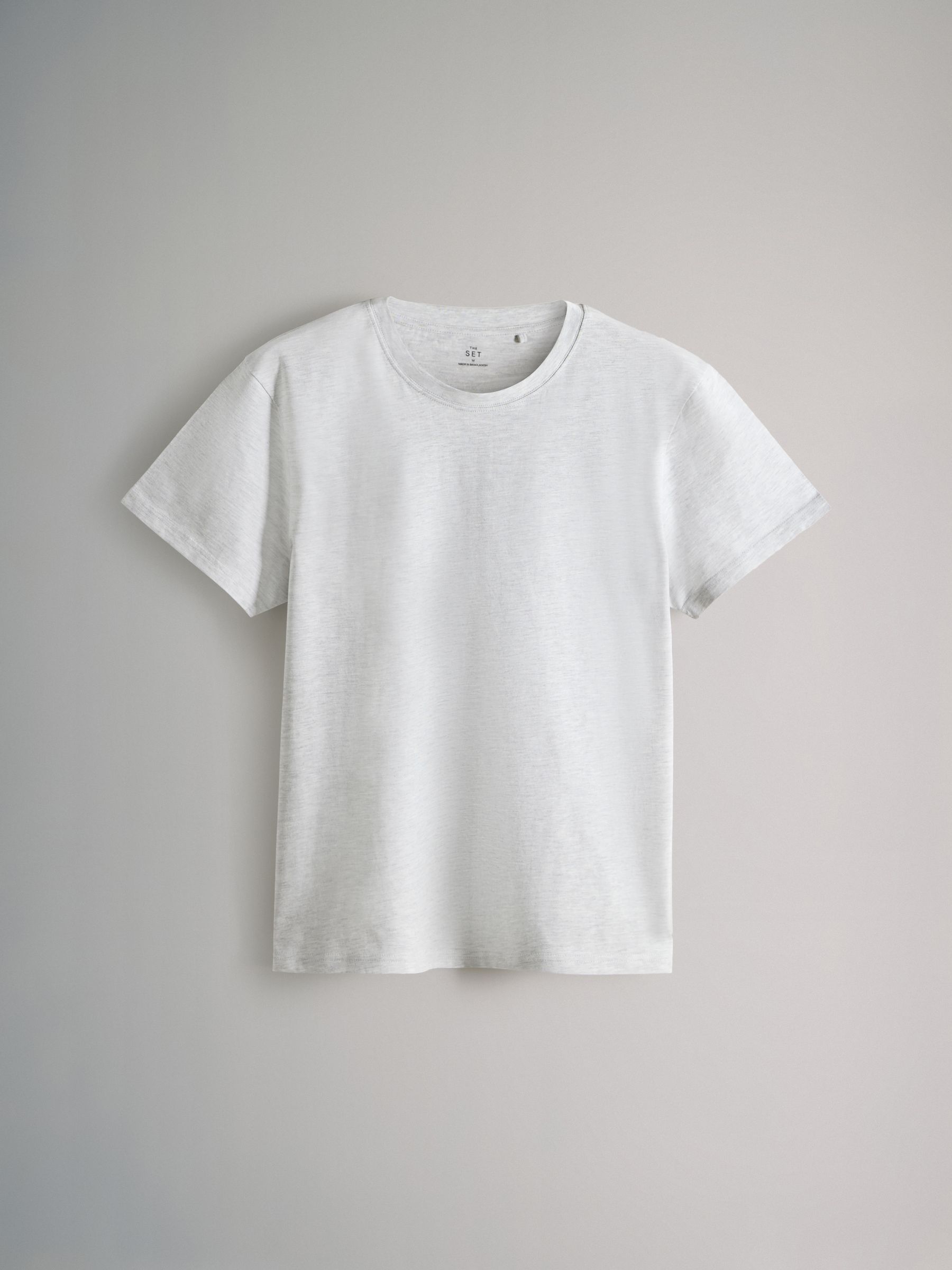 Black/Brown/Grey/White - 7 Pack Regular Short Sleeve Cotton T-Shirts - Image 2 of 10