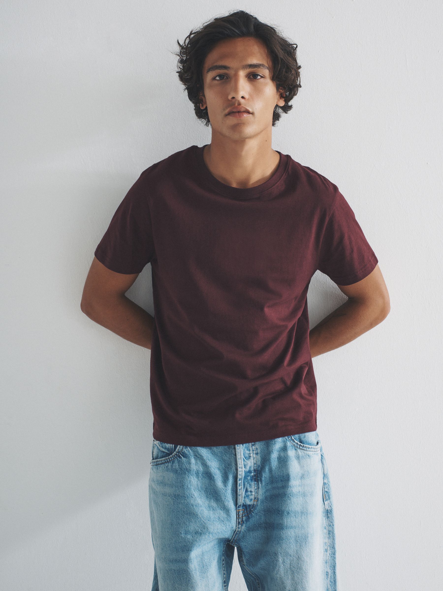 Black/Green/Red/White - 7 Pack Regular Short Sleeve Cotton T-Shirts - Image 1 of 15