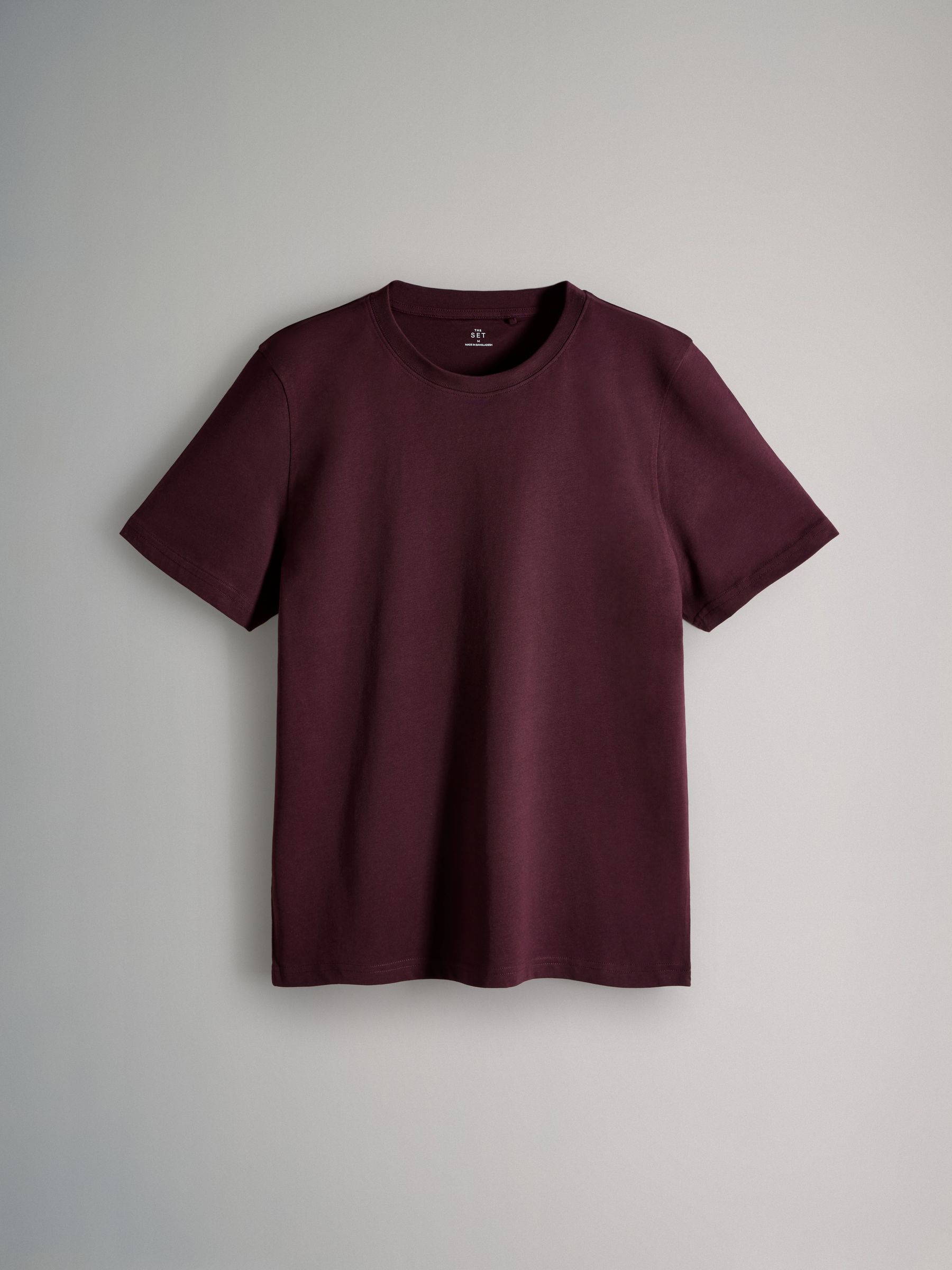 Black/Green/Red/White - 7 Pack Regular Short Sleeve Cotton T-Shirts - Image 10 of 15