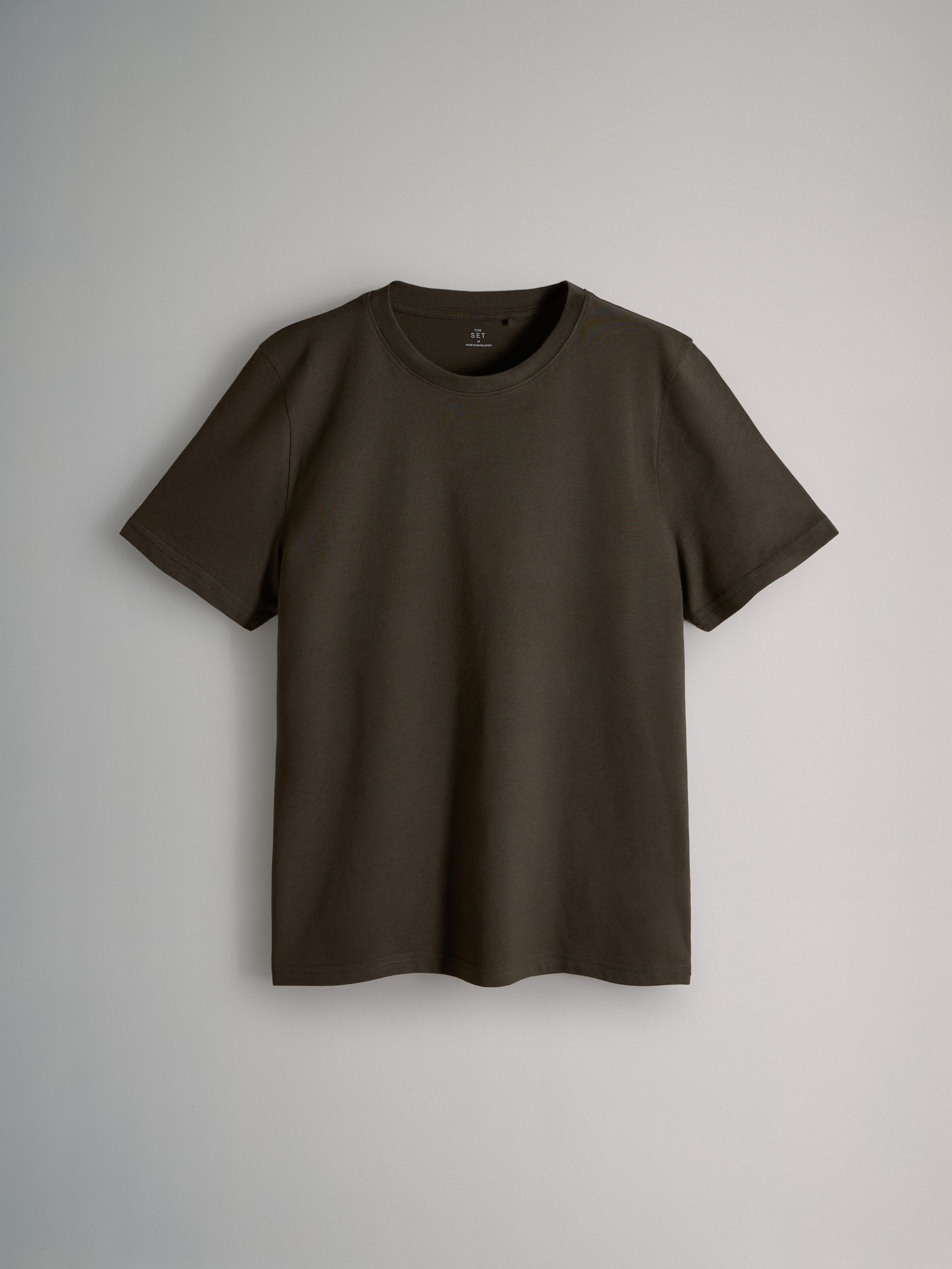 Black/Green/Red/White - 7 Pack Regular Short Sleeve Cotton T-Shirts - Image 7 of 15