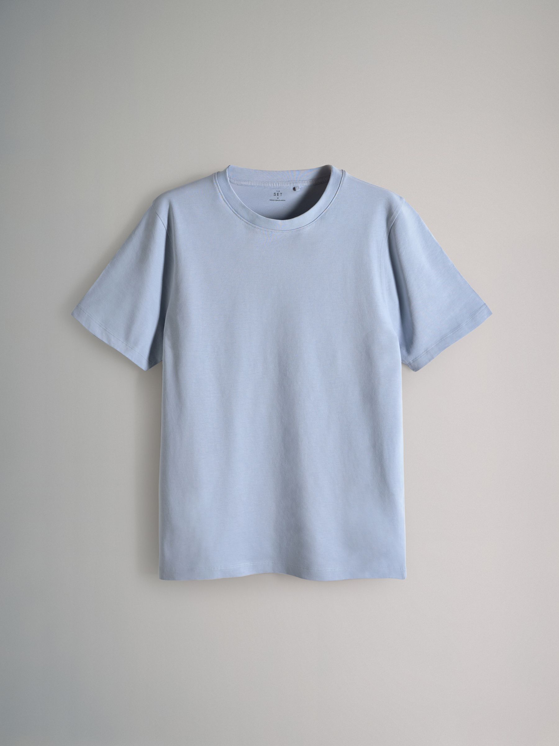 Navy Blue/Brown/White - Slim Fit - 4 Pack Short Sleeve Cotton T-Shirts - Image 3 of 7