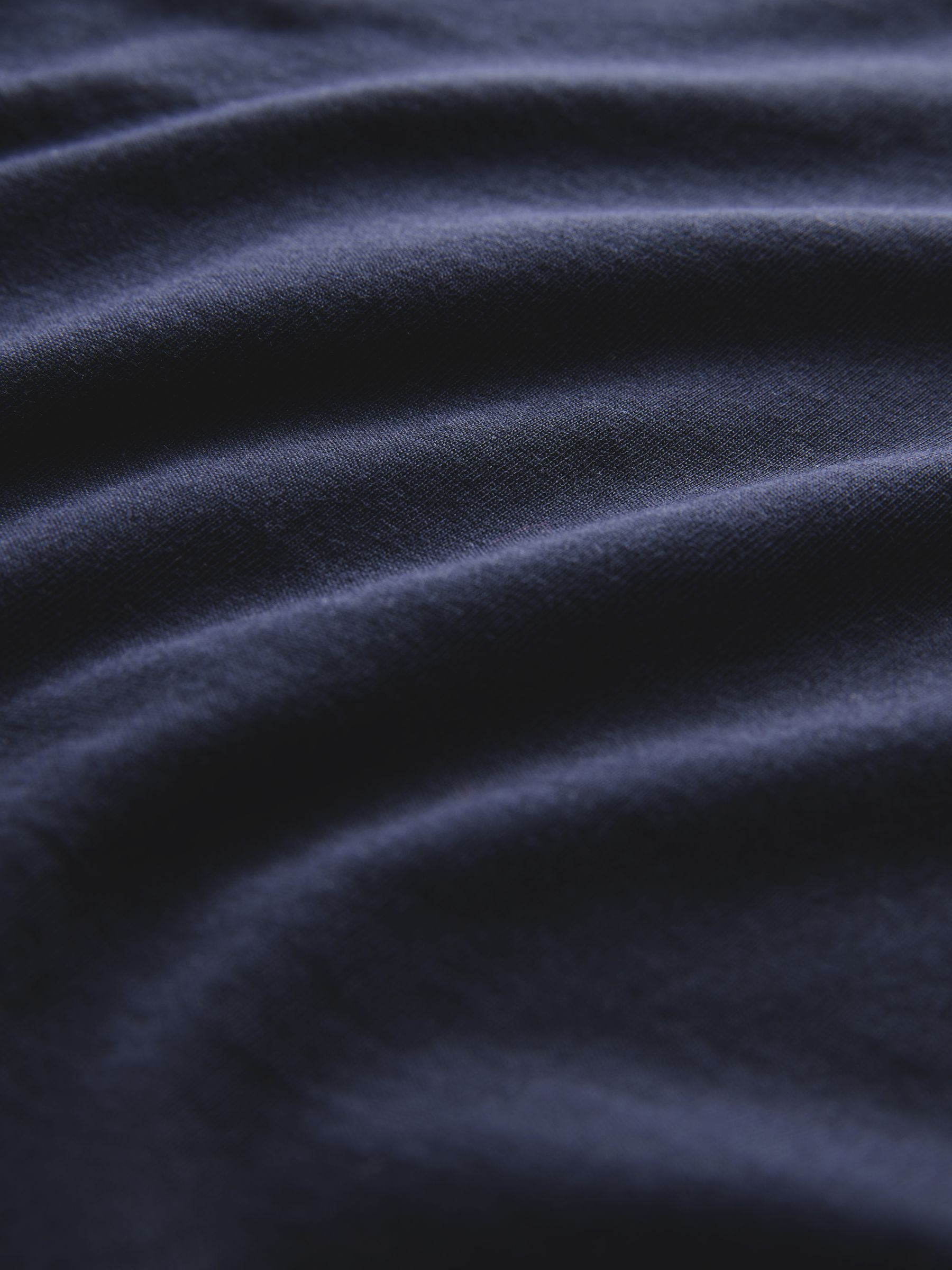 Navy Blue/Brown/White - Slim Fit - 4 Pack Short Sleeve Cotton T-Shirts - Image 7 of 7