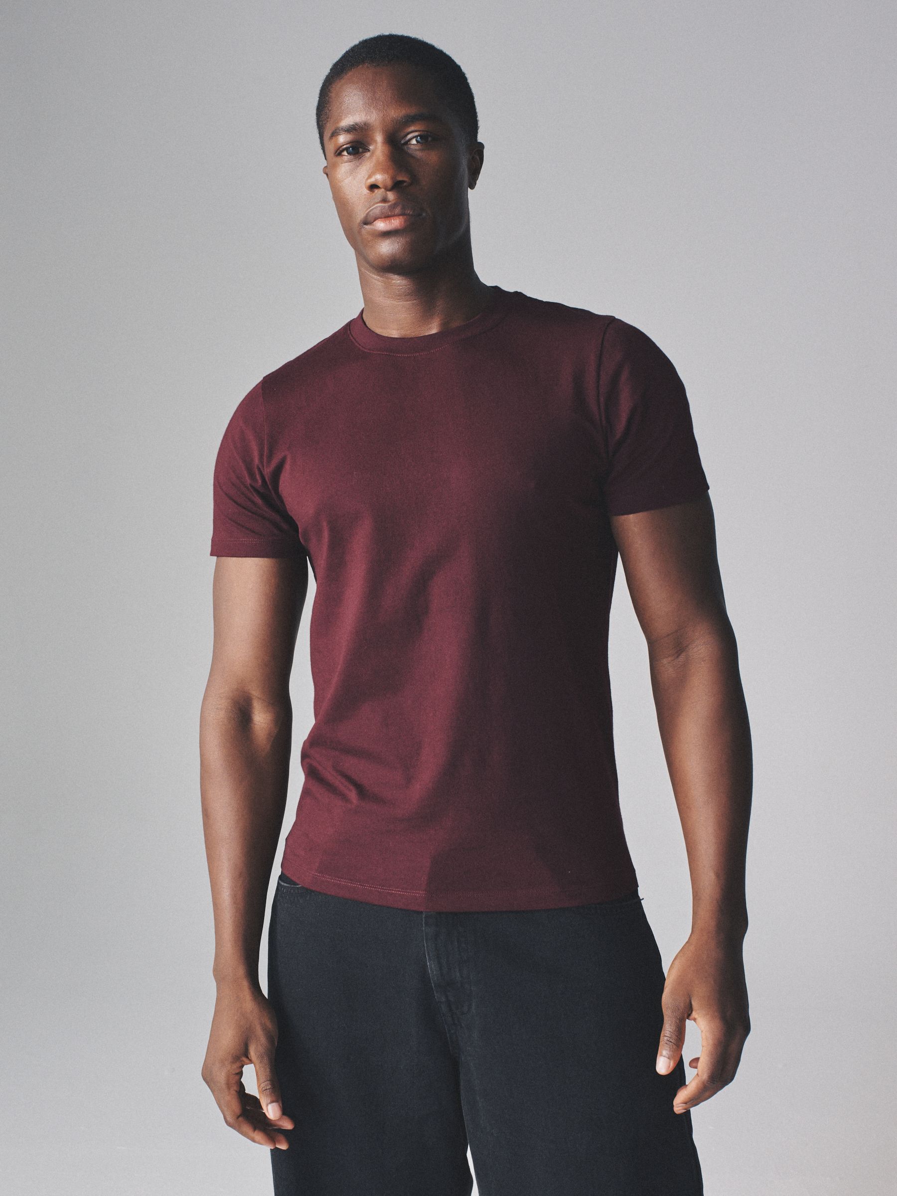7 Pack Slim Fit Short Sleeve Cotton T-Shirts - Image 1 of 13