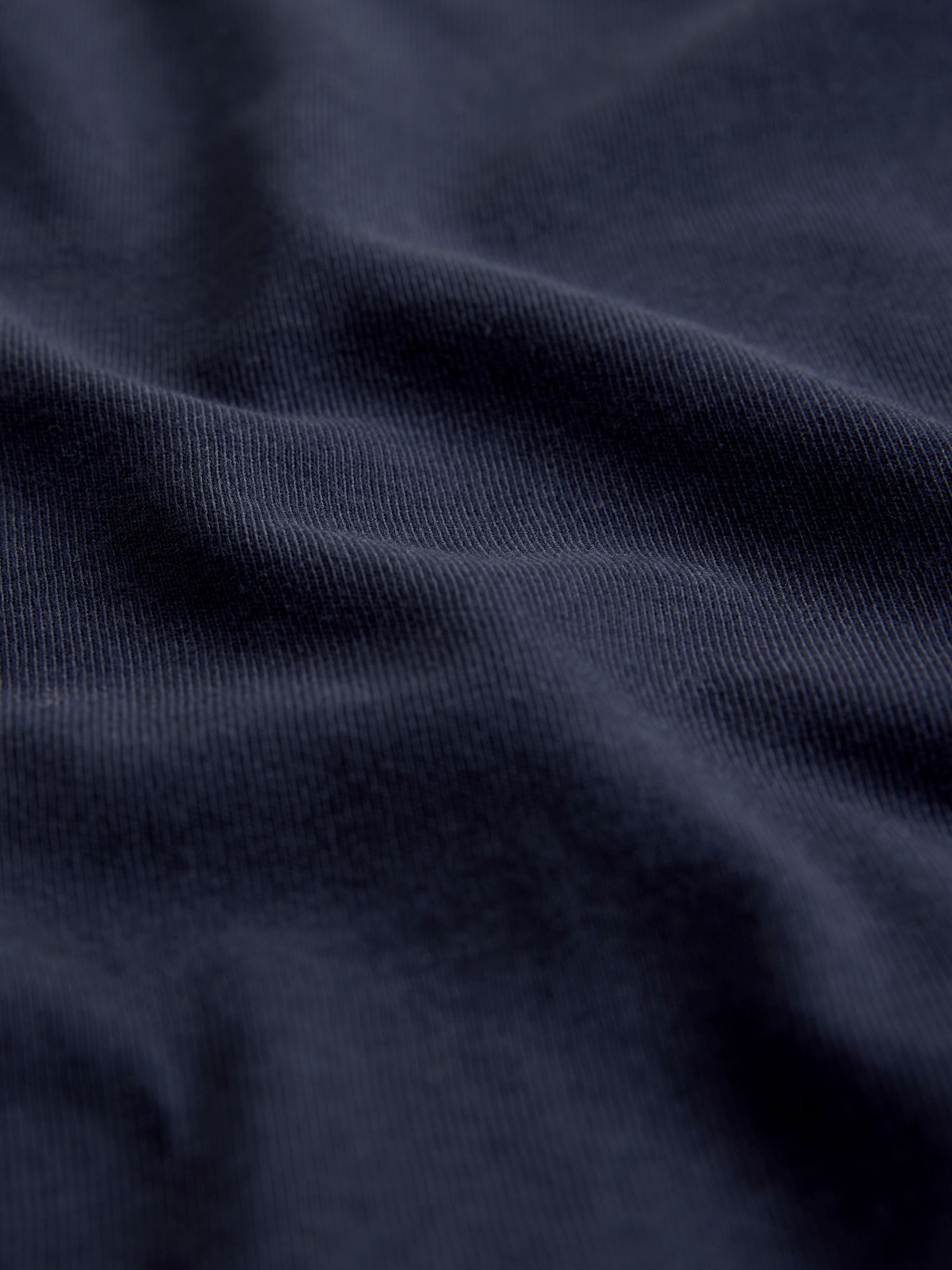 Navy Blue/Brown/White - 3 Pack Long Sleeve Cotton Henley T-Shirts - Image 10 of 11