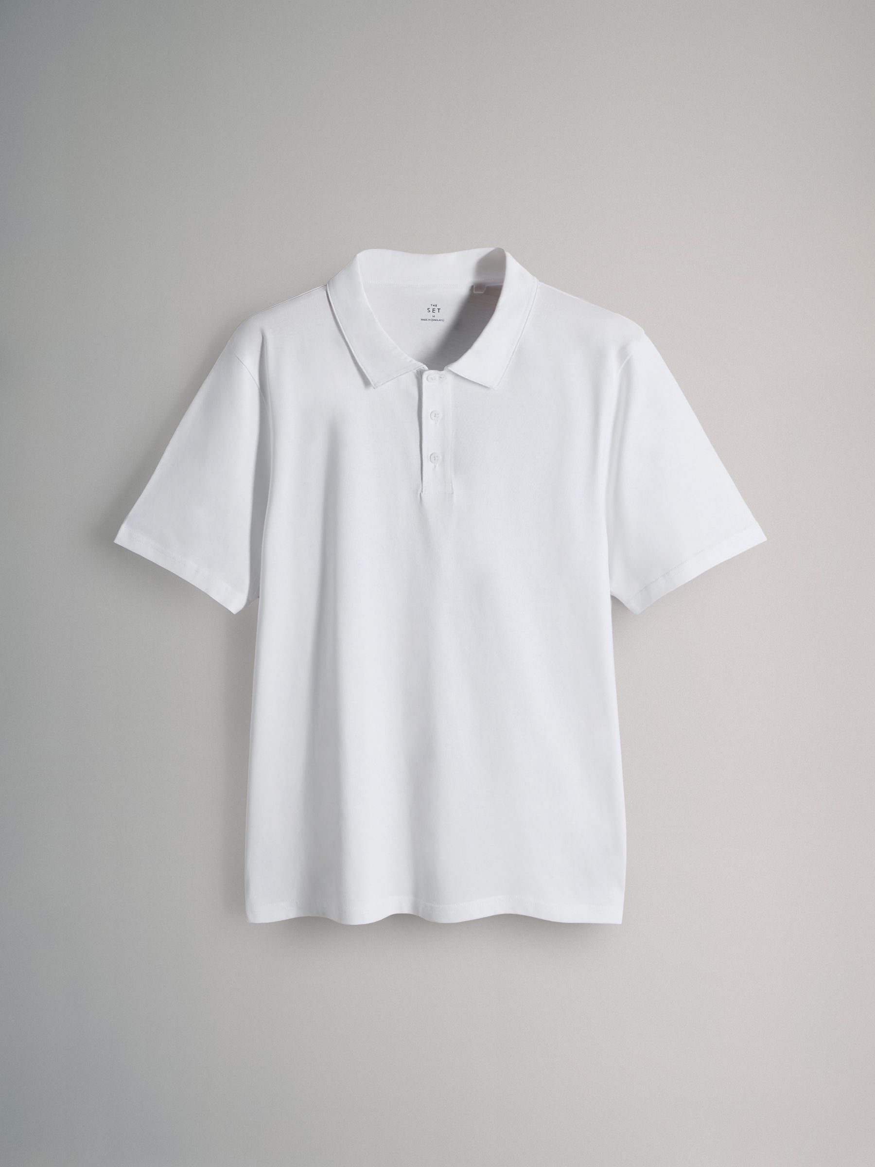 Navy Blue/Brown/White - 3 Pack Short Sleeve Cotton Jersey Polo Shirts - Image 7 of 11