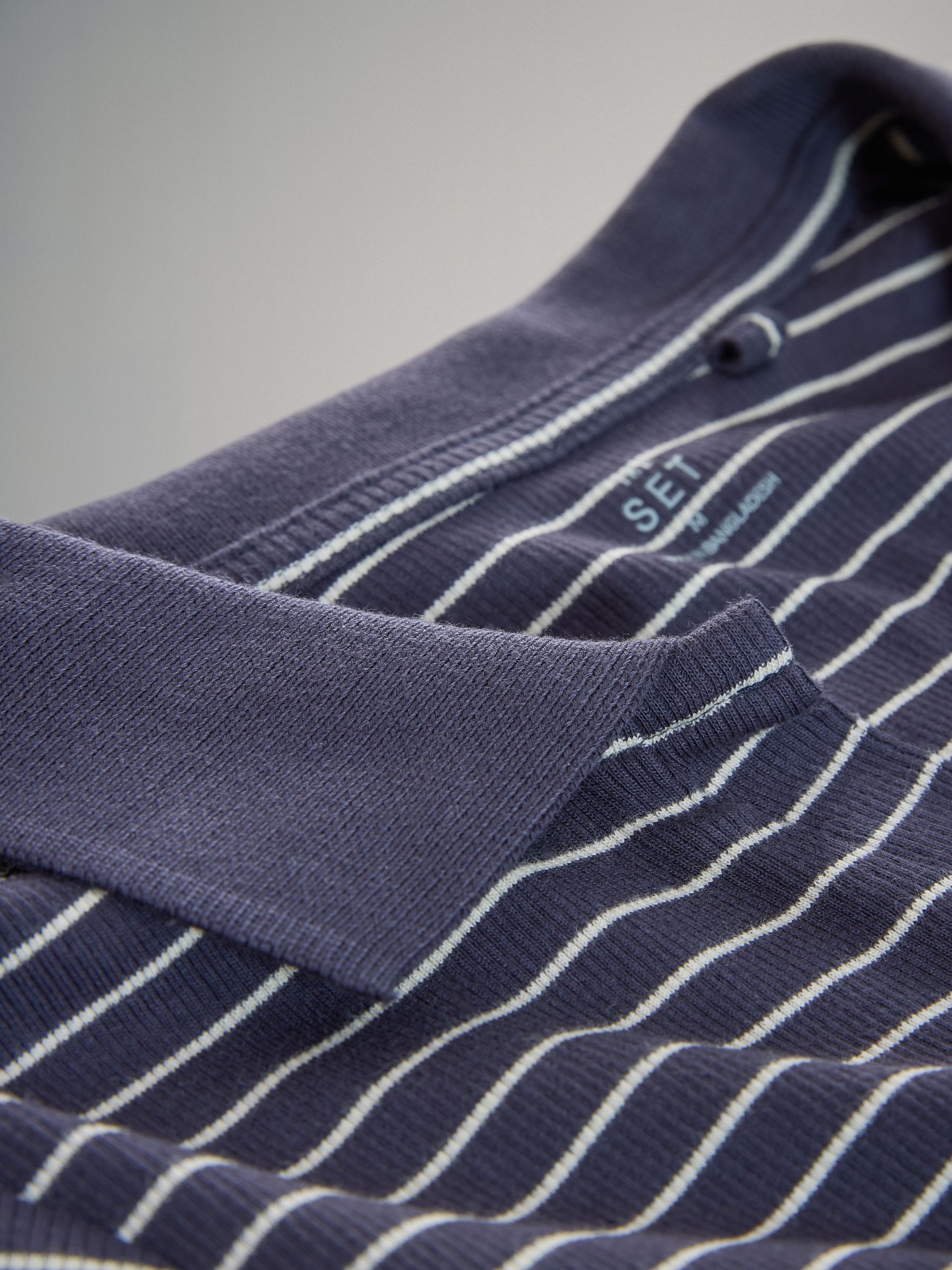 Black/Stripe 2 Pack Ribbed Collared Midi Dress - Image 6 of 6 Black/Stripe 2 Pack Ribbed Collared Midi Dress - Image 6 of 6