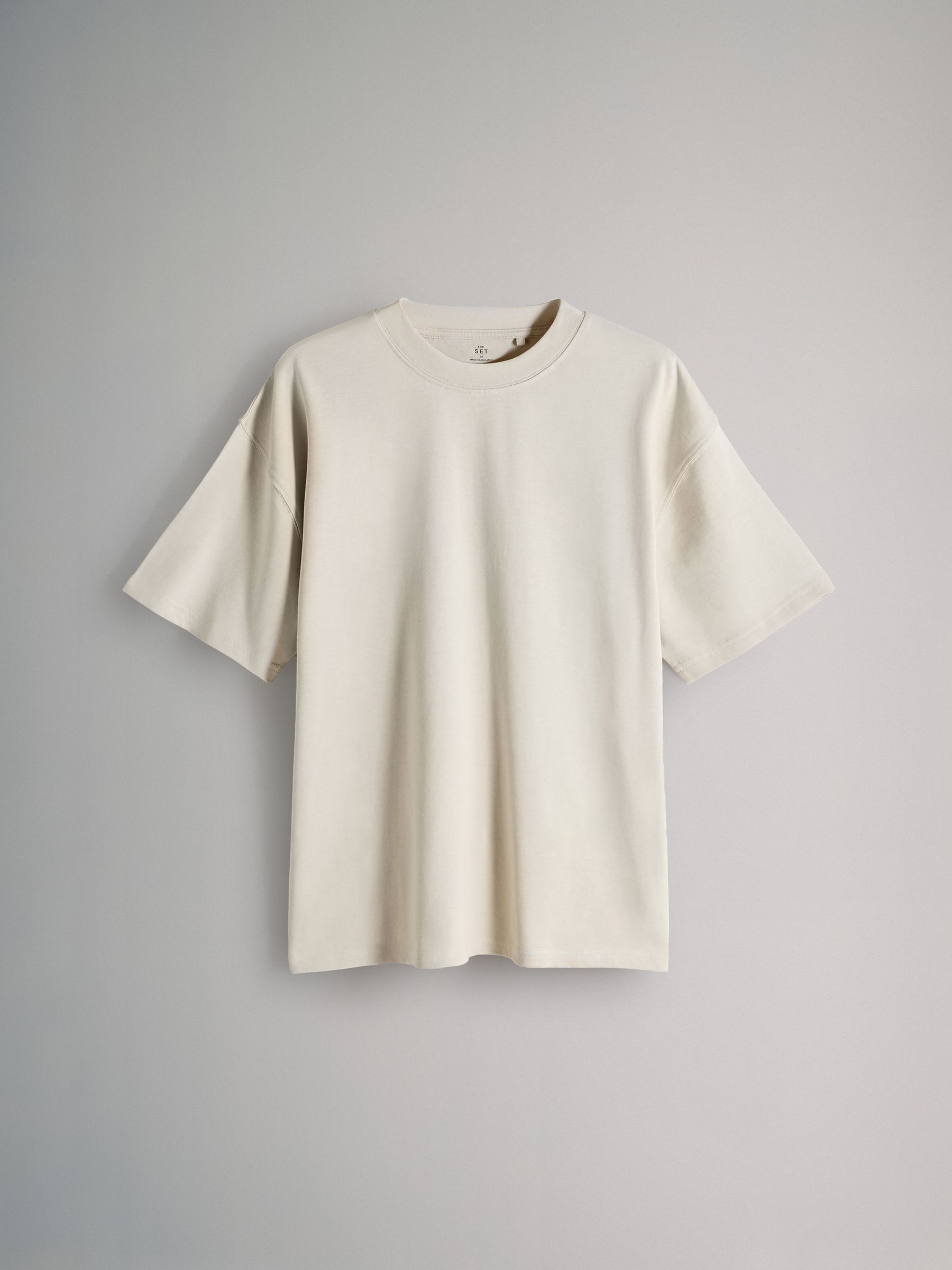 Green/Brown/Black 4 Pack Short Sleeve Cotton T-Shirts Oversized Fit - Image 2 of 6