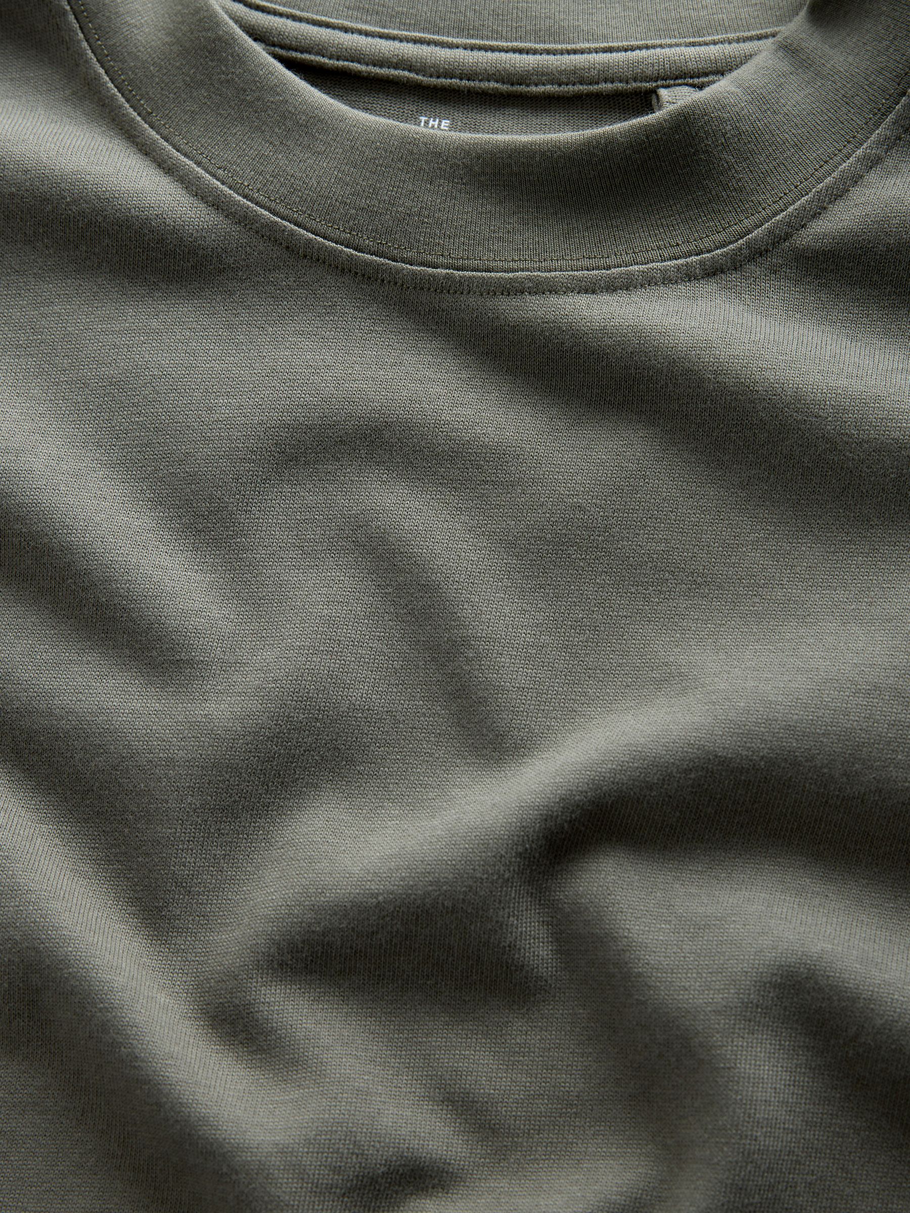 Green/Brown/Black 4 Pack Short Sleeve Cotton T-Shirts Oversized Fit - Image 6 of 6