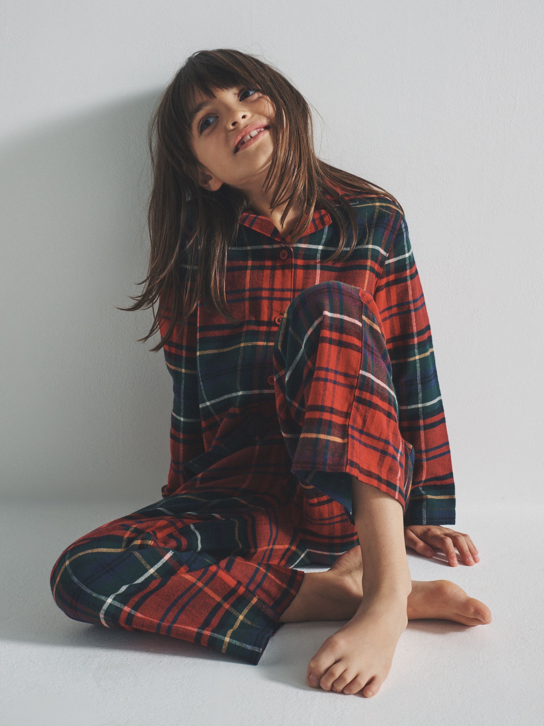 2 Pack Traditional Woven Check Pyjamas - Image 1 of 10