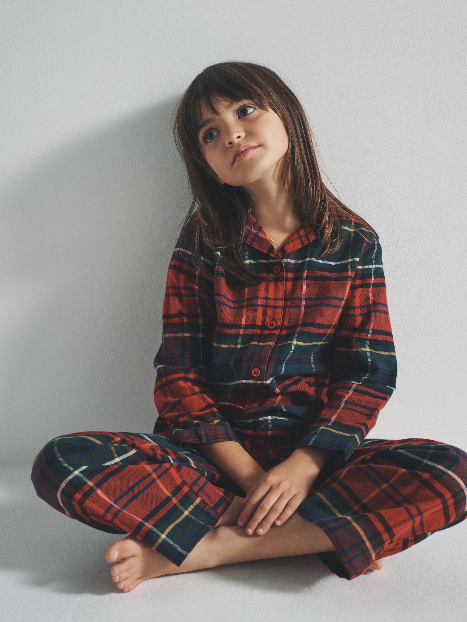 2 Pack Traditional Woven Check Pyjamas - Image 3 of 10
