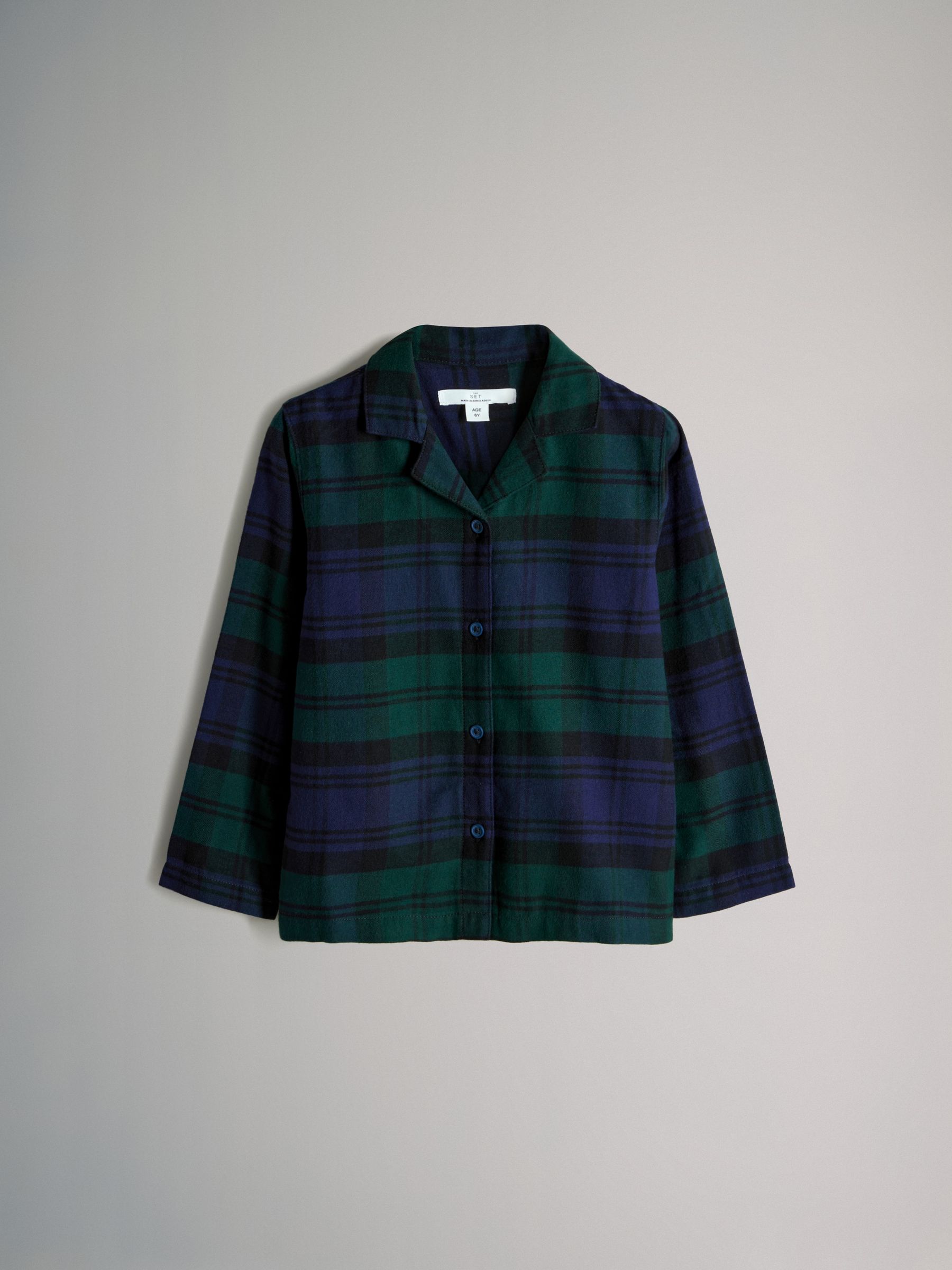 2 Pack Traditional Woven Check Pyjamas - Image 6 of 10