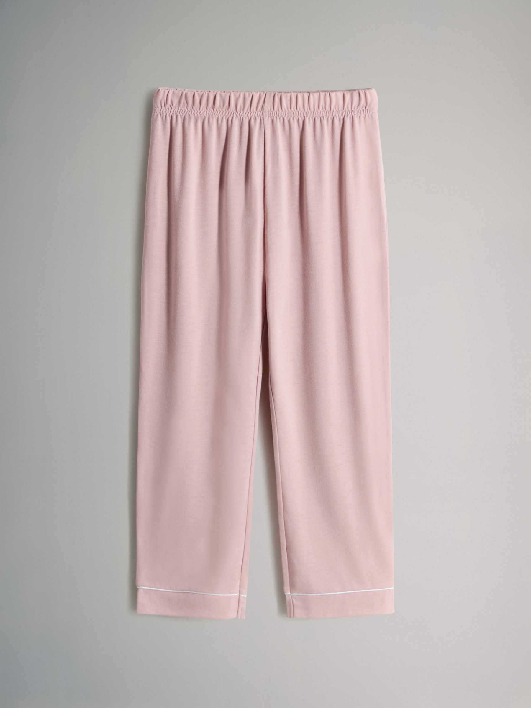 2 Pack Button Through Long Sleeve Jersey Pyjamas - Image 5 of 6