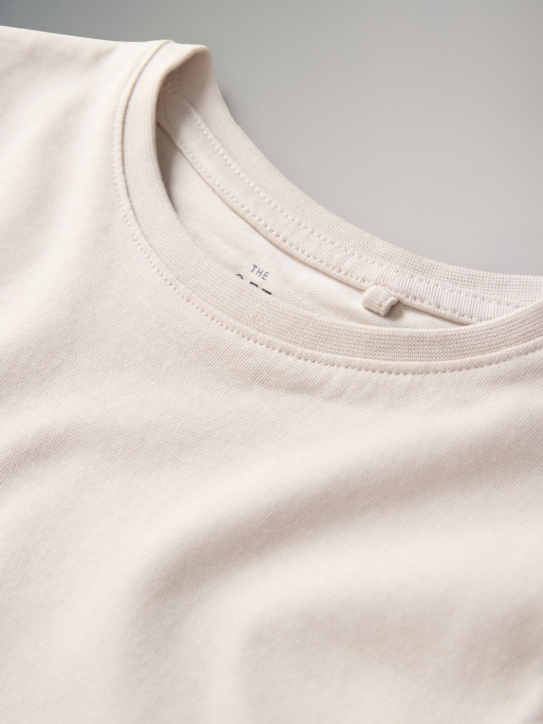 Navy/Blue/Cream 8 Pack Regular Short Sleeve Cotton T-Shirts - Image 6 of 6