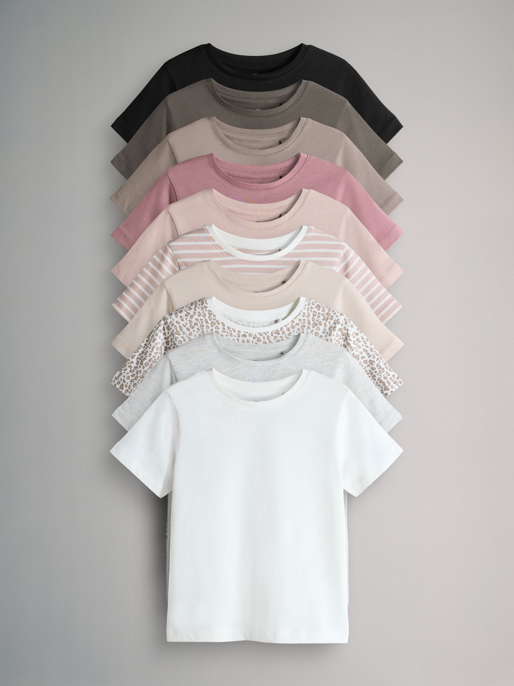 10 Pack Regular Short Sleeve Cotton T-Shirts - Image 2 of 19