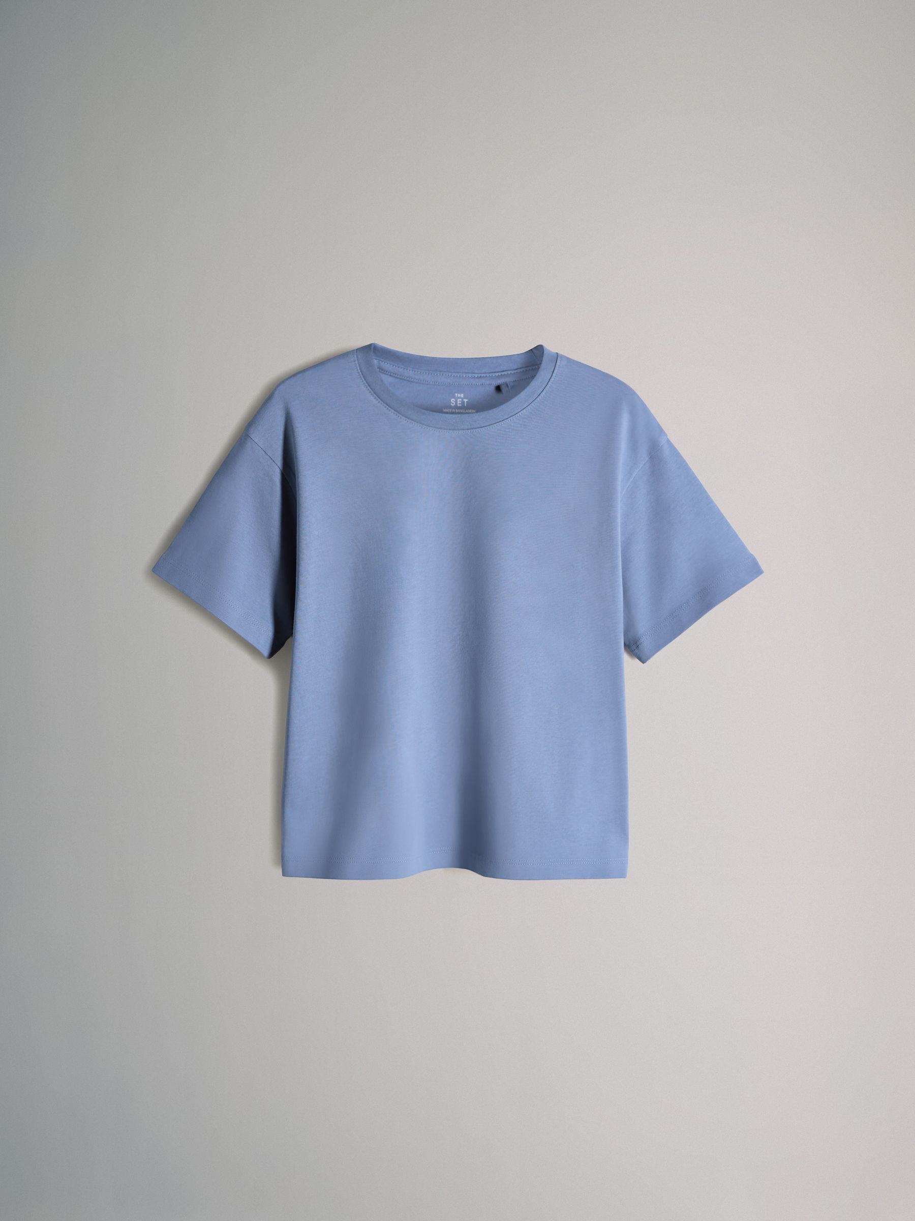 6 Pack Stripe Oversized Short Sleeve Cotton T-Shirts - Image 14 of 17