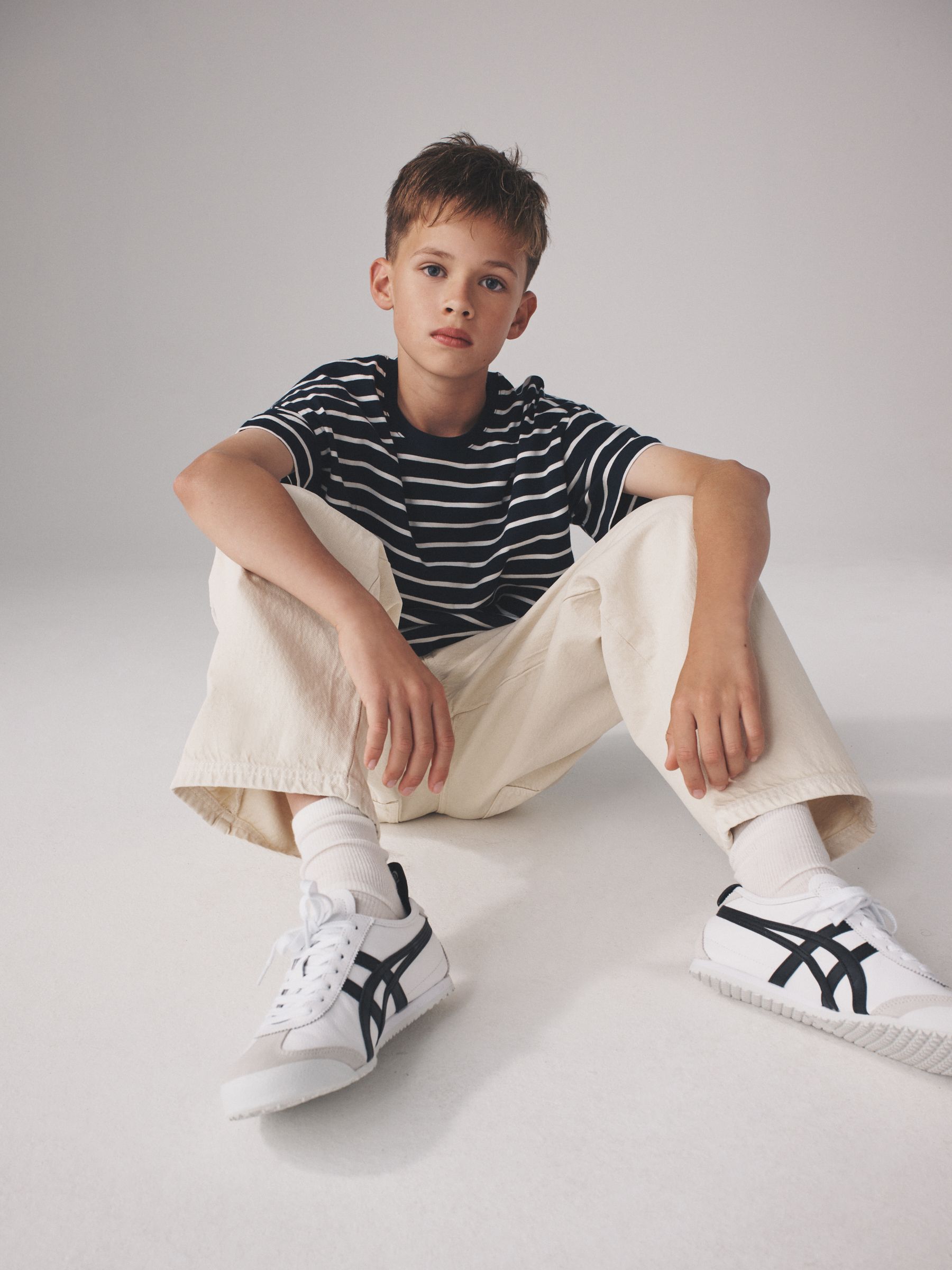 6 Pack Stripe Oversized Short Sleeve Cotton T-Shirts - Image 7 of 17