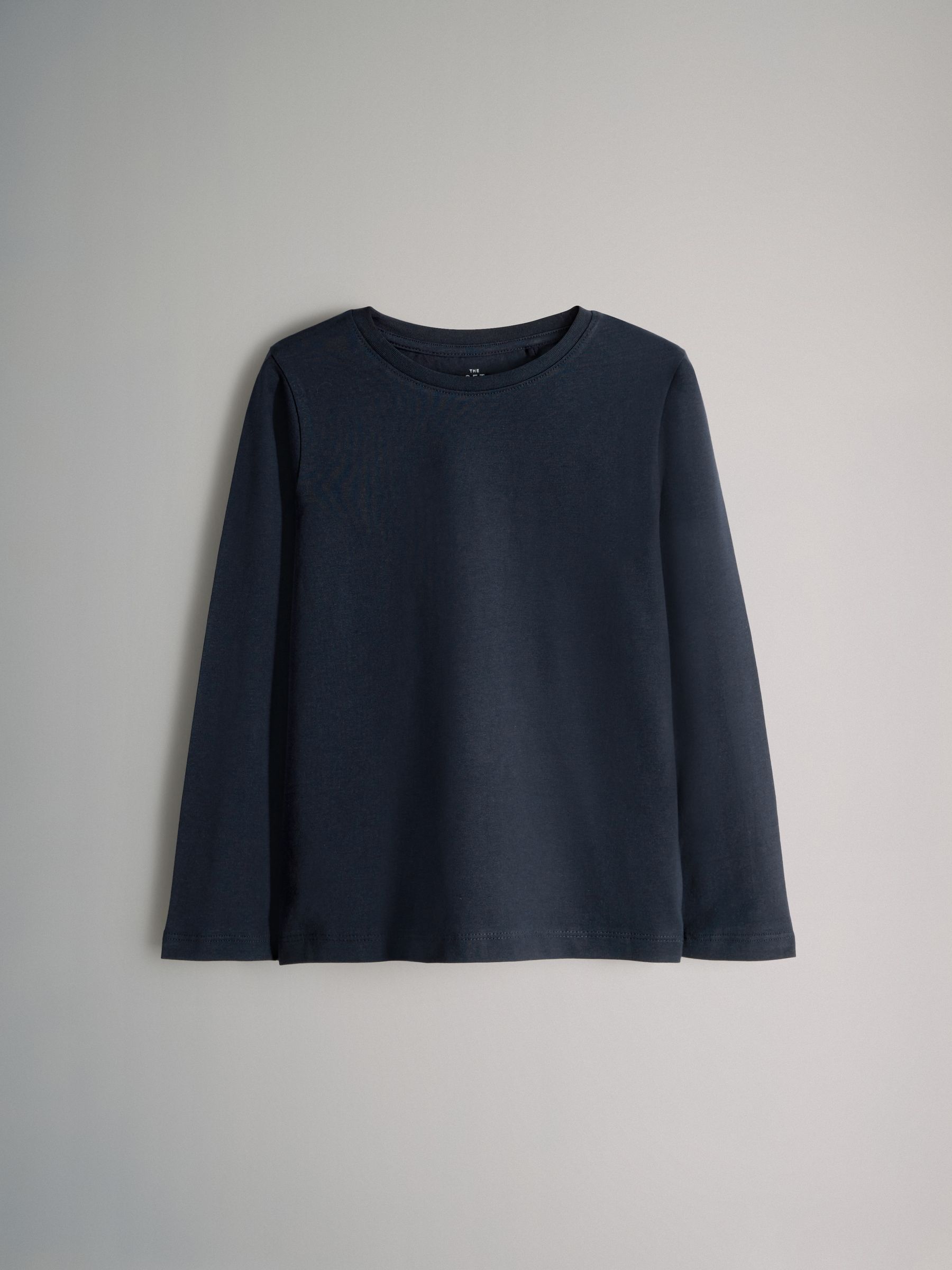 Navy/Grey/Blue/Grey Marl/White - 6 Pack Regular Cotton T-Shirts - Image 3 of 9