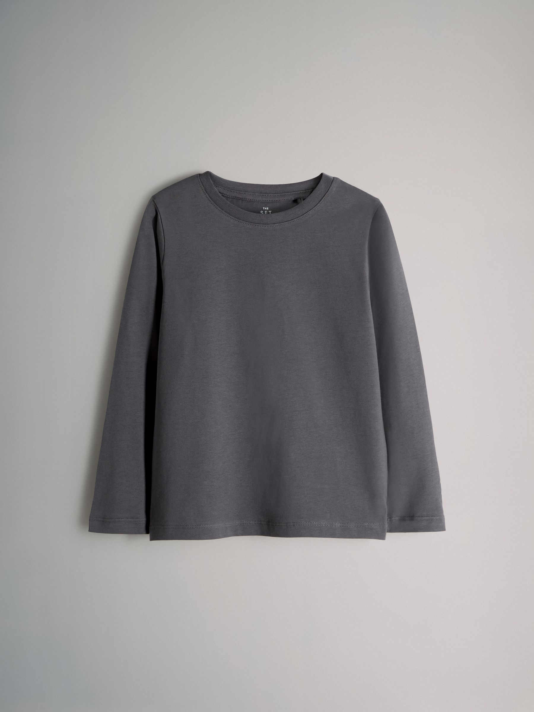 Navy/Grey/Blue/Grey Marl/White - 6 Pack Regular Cotton T-Shirts - Image 4 of 9