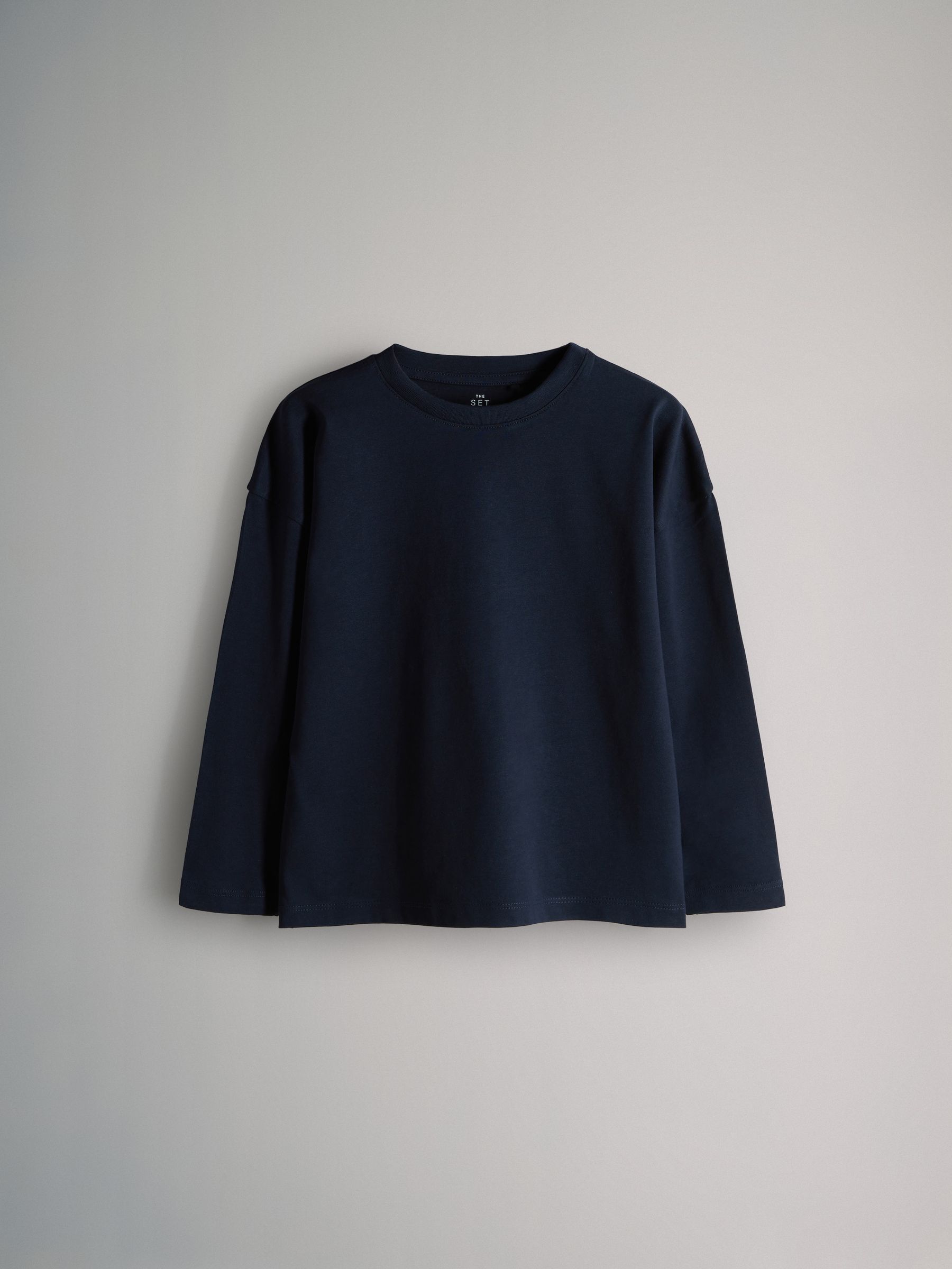 4 Pack Oversized Long Sleeve Cotton T-Shirts - Image 2 of 7