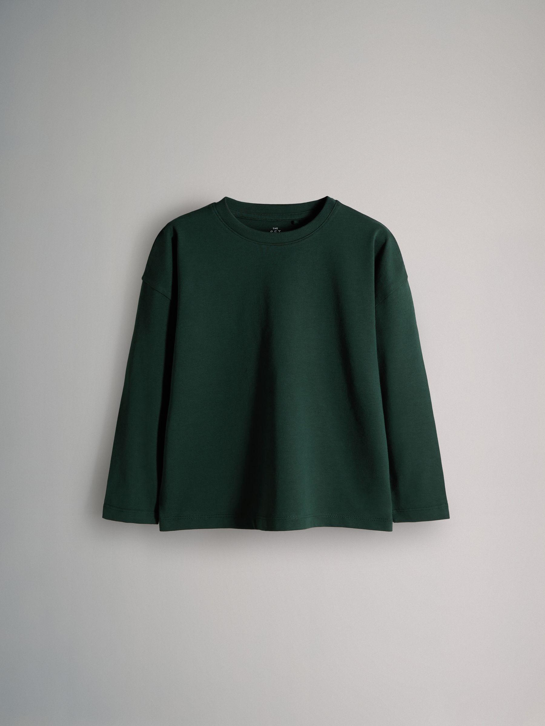 4 Pack Oversized Long Sleeve Cotton T-Shirts - Image 3 of 7