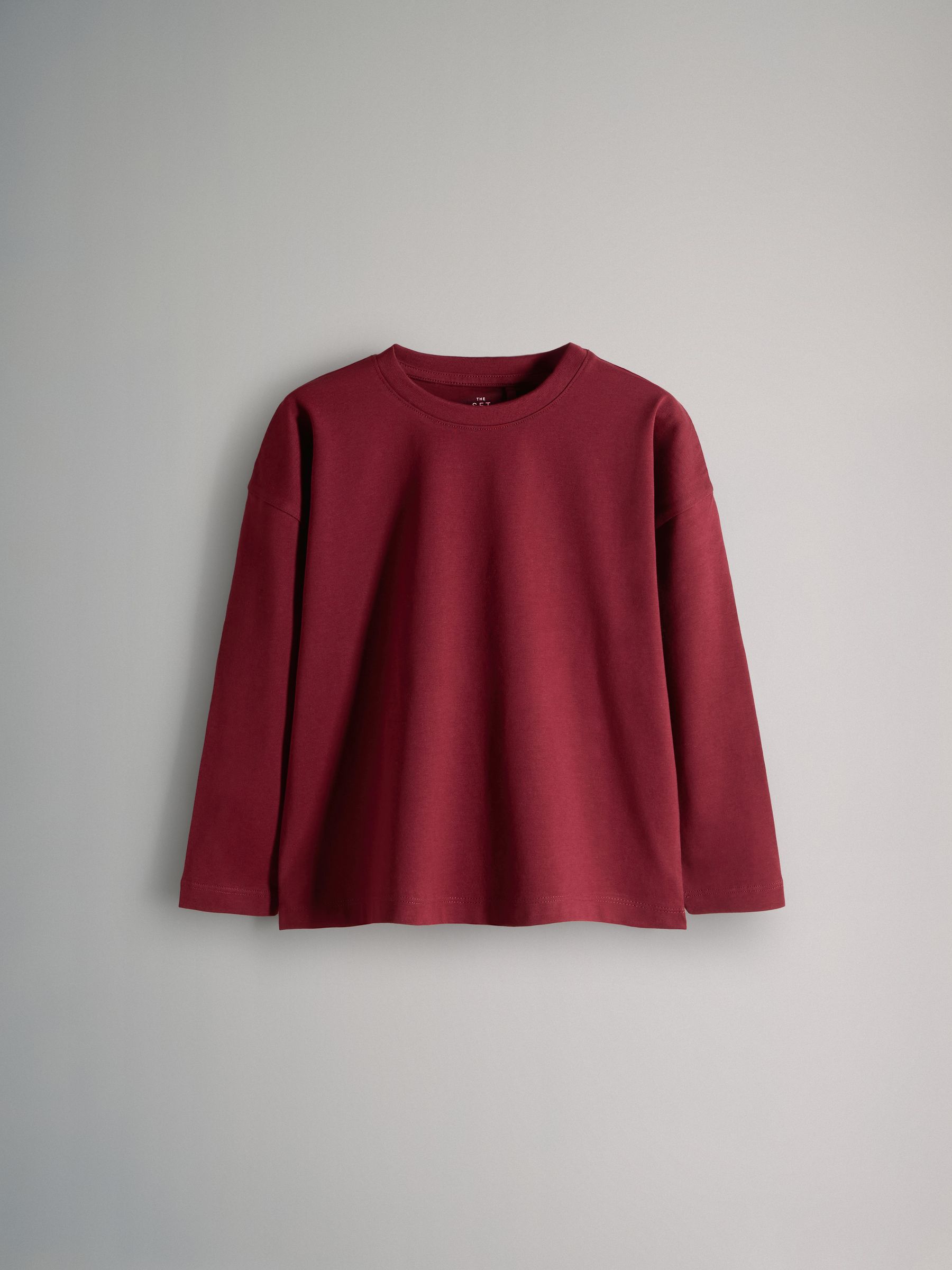 4 Pack Oversized Long Sleeve Cotton T-Shirts - Image 4 of 7