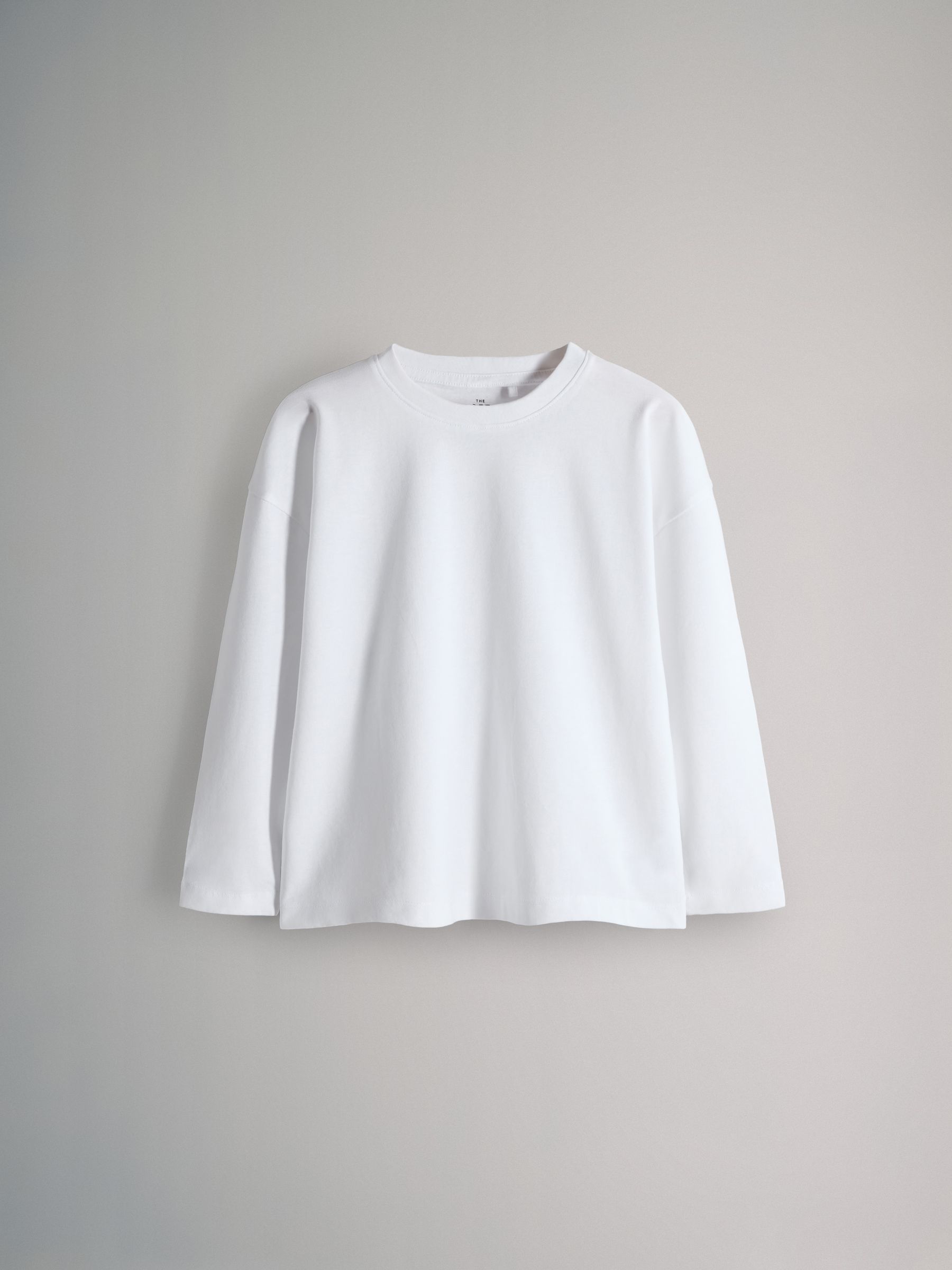 4 Pack Oversized Long Sleeve Cotton T-Shirts - Image 5 of 7