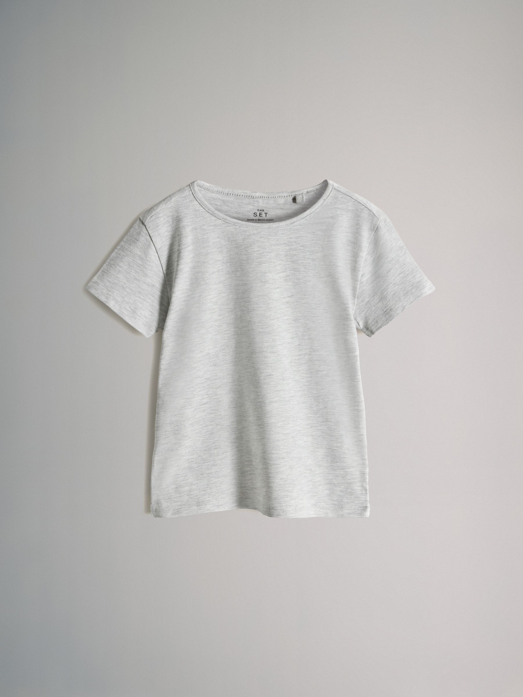 Pink/Cream/Brown - 5 Pack Short Sleeve Crew Neck Cotton T-Shirts - Image 11 of 13