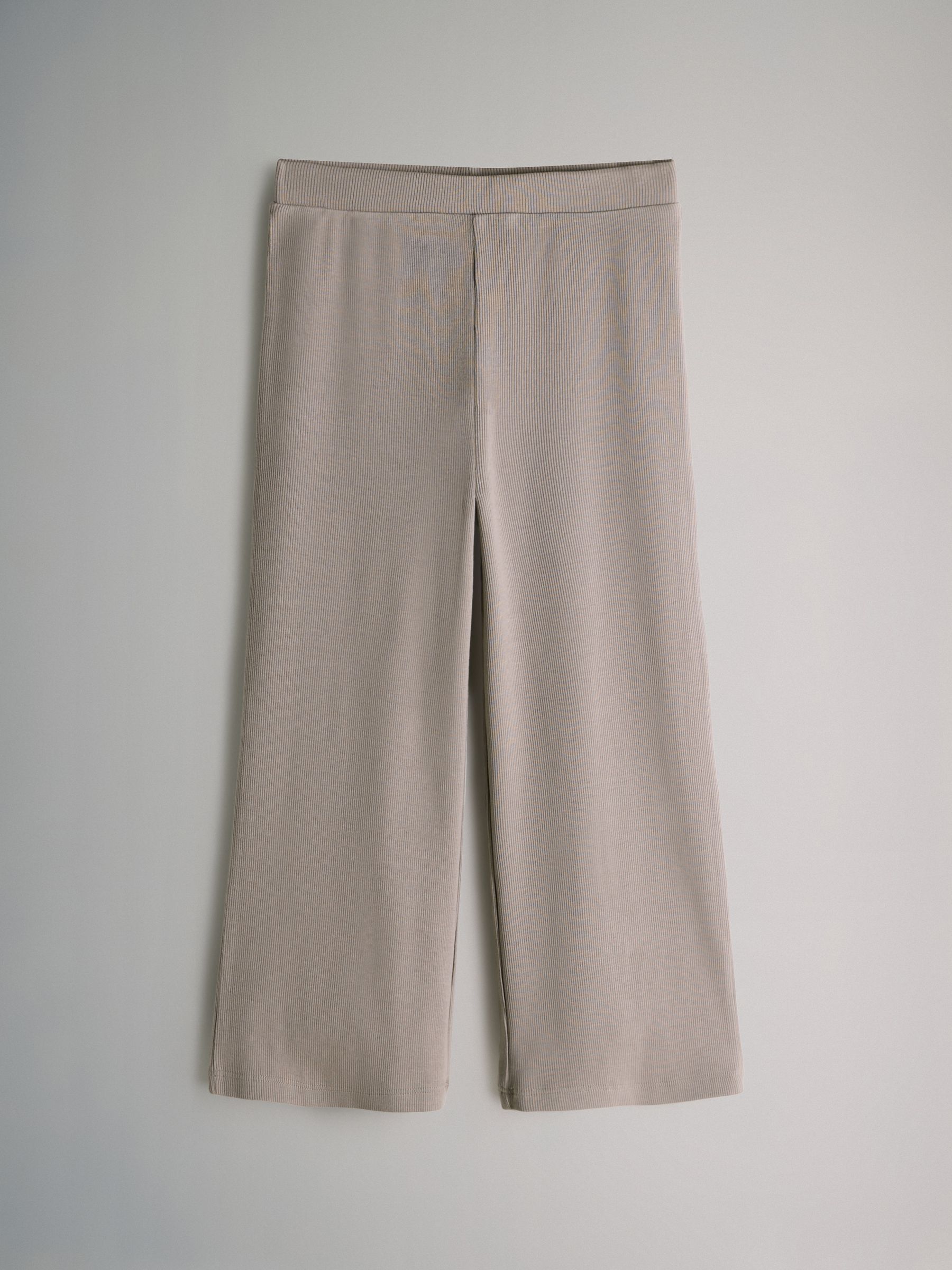 4 Pack Cotton Rib Wide Leg Trousers - Image 3 of 7