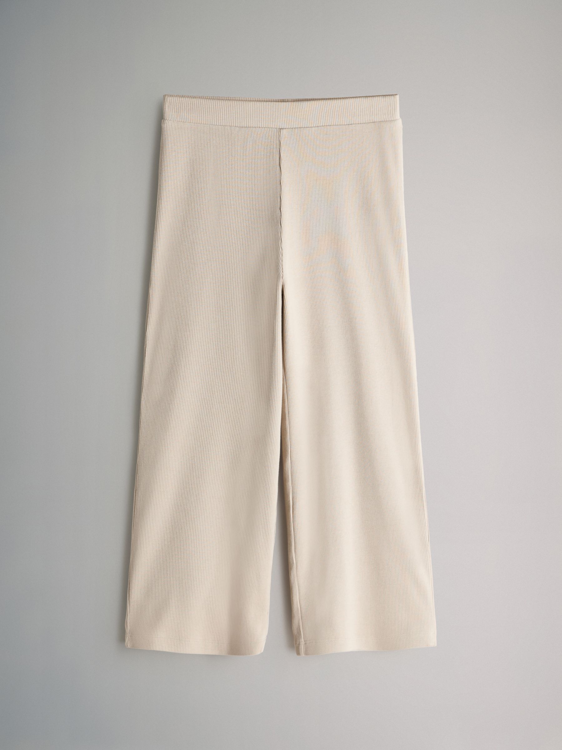 4 Pack Cotton Rib Wide Leg Trousers - Image 4 of 7