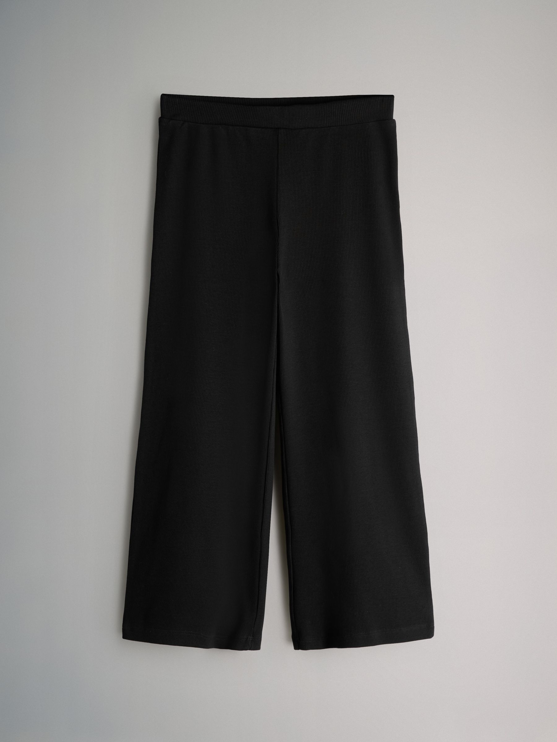 4 Pack Cotton Rib Wide Leg Trousers - Image 5 of 7