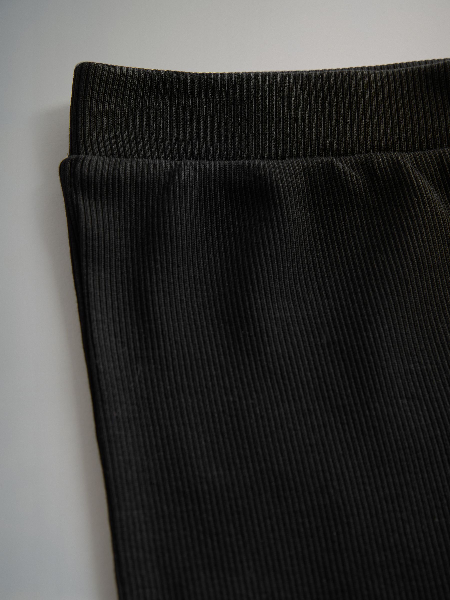 Black/Grey/Brown/Cream 4 Pack Cotton Rib Wide Leg Trousers - Image 6 of 6 Black/Grey/Brown/Cream 4 Pack Cotton Rib Wide Leg Trousers - Image 6 of 6