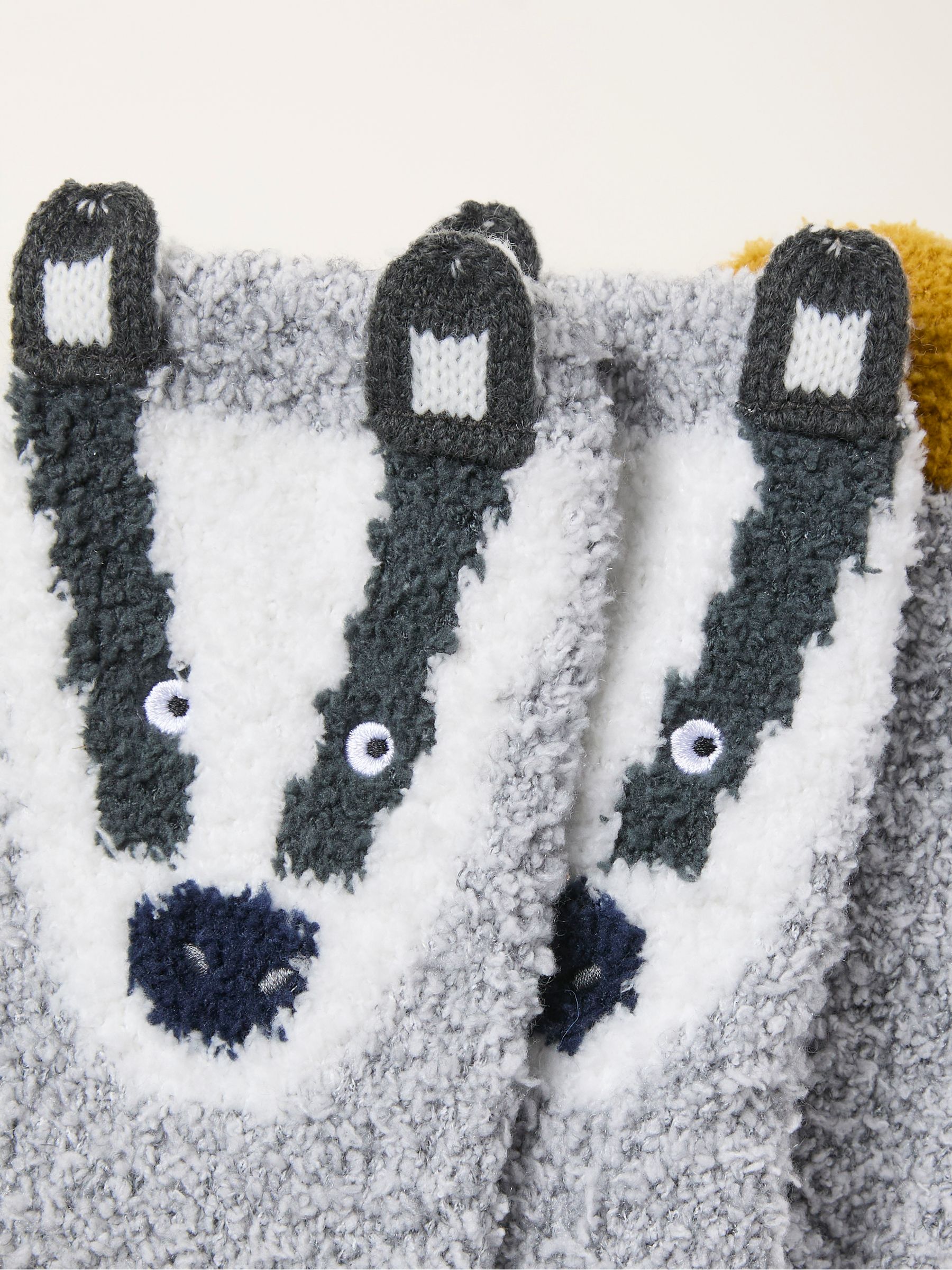Grey Badger Cosy Socks - Image 2 of 2
