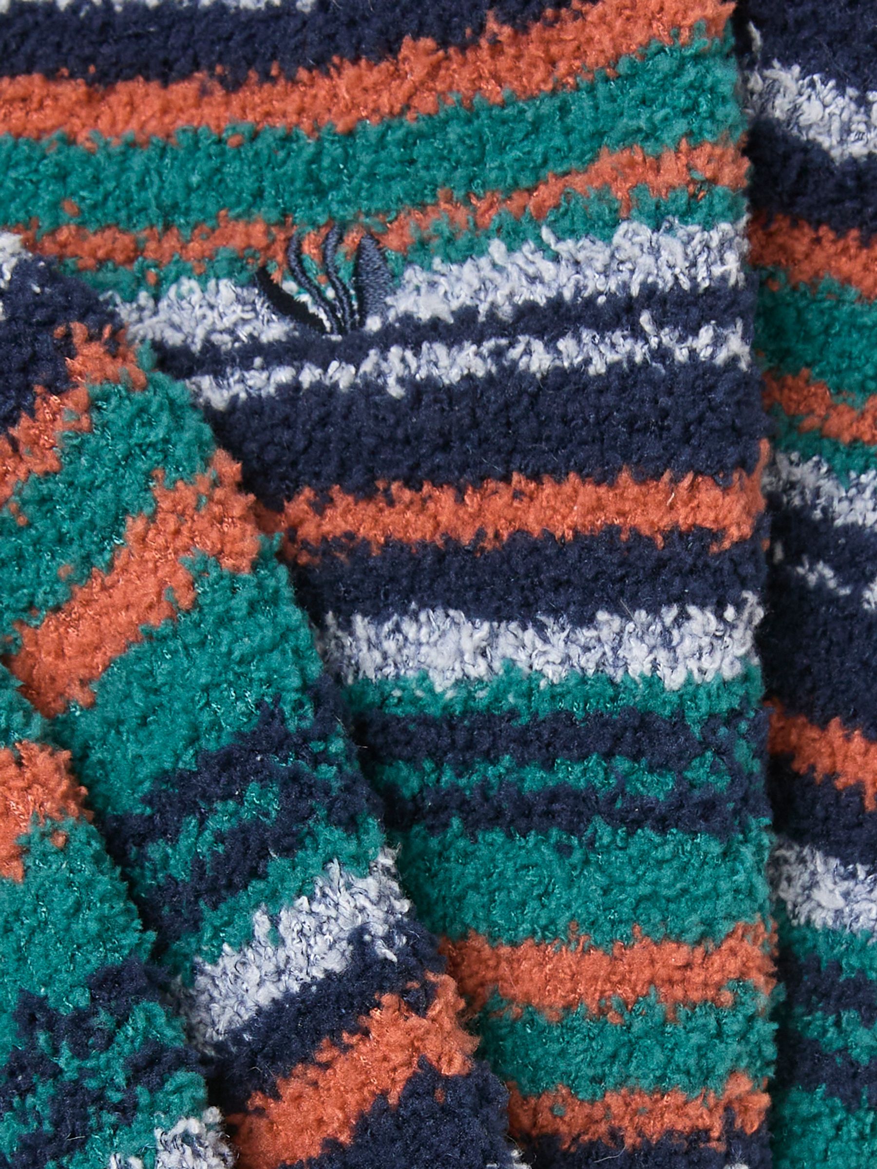 Blue Striped Cosy Socks - Image 2 of 2