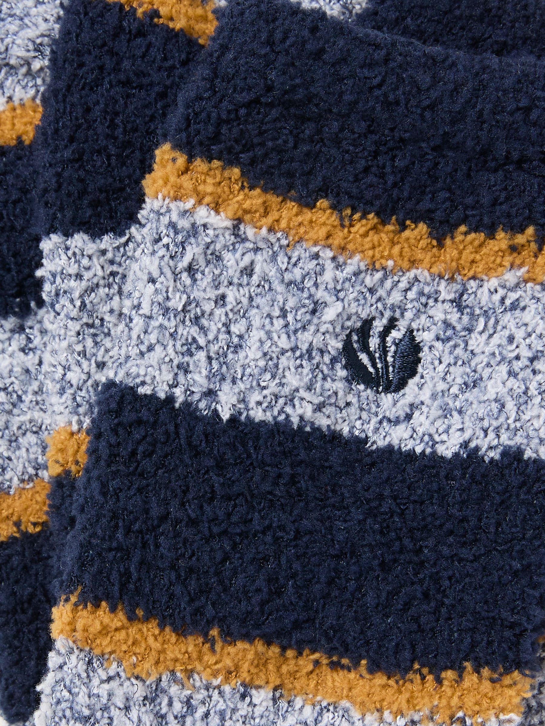 Grey Striped Cosy Socks - Image 2 of 2