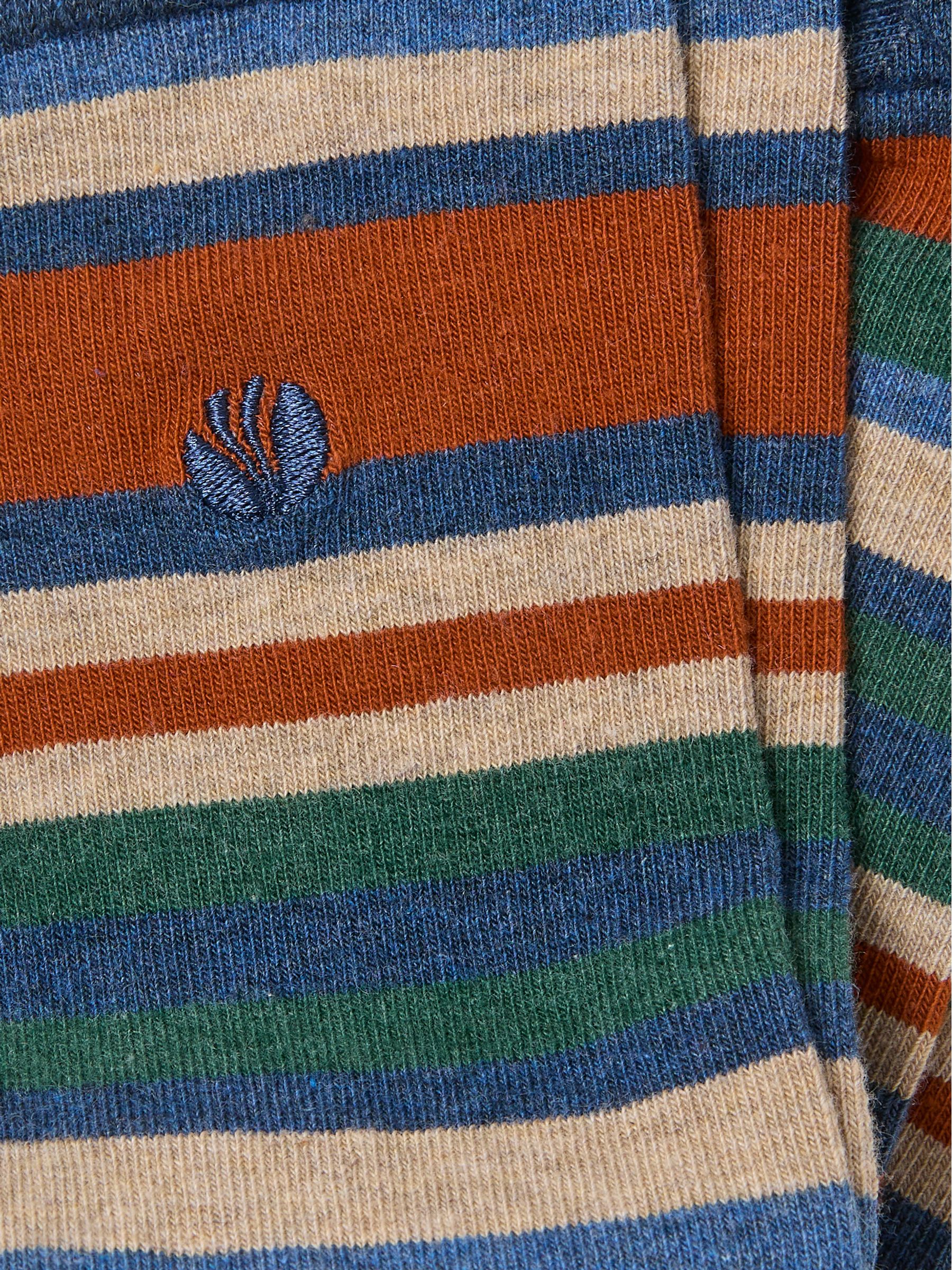 Multi Colour Striped Socks - Image 2 of 2